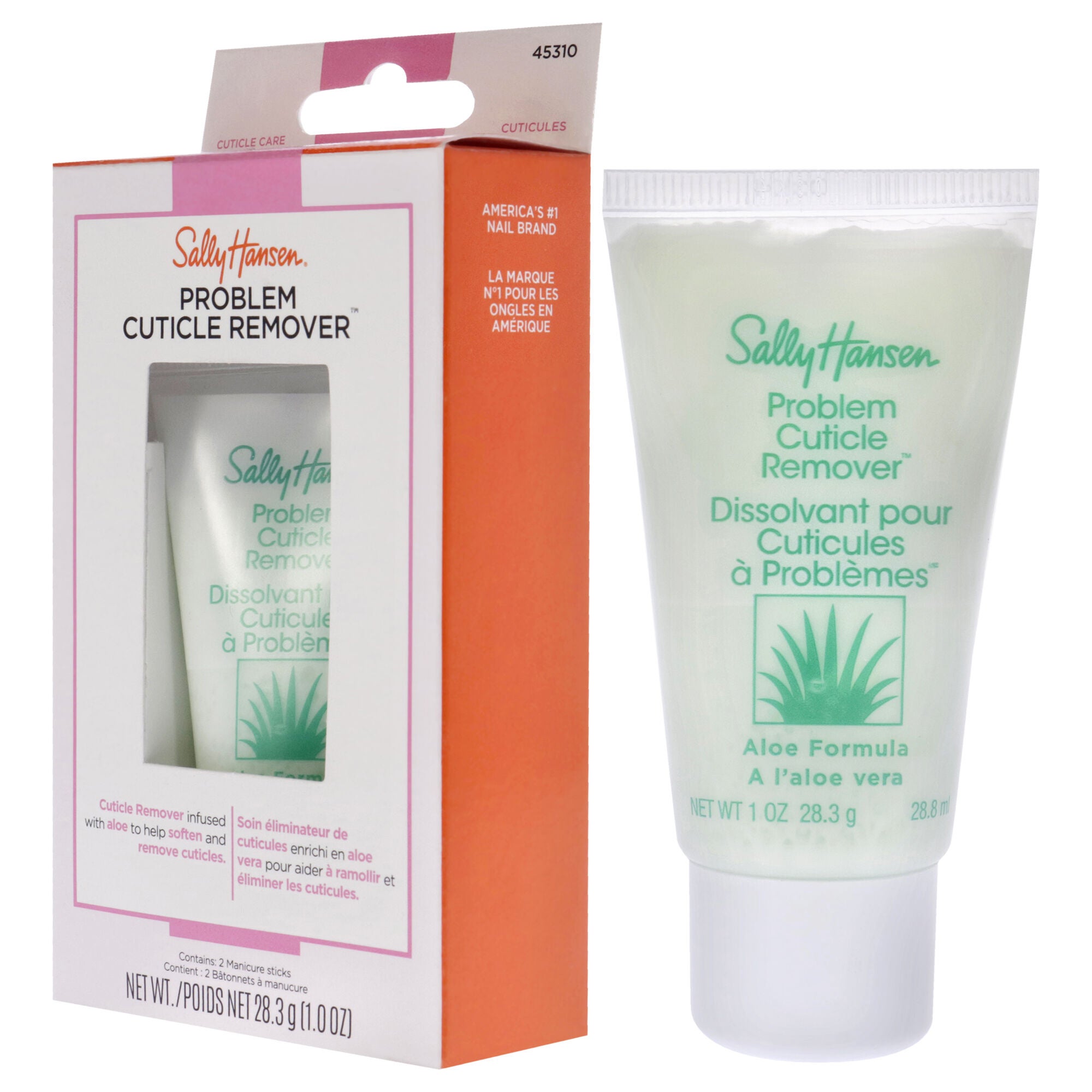 Problem Cuticle Remover by Sally Hansen for Women - 3 Pc 1oz Cuticle Remover, 2 Manicure Sticks, See Description, alternate image number 3
