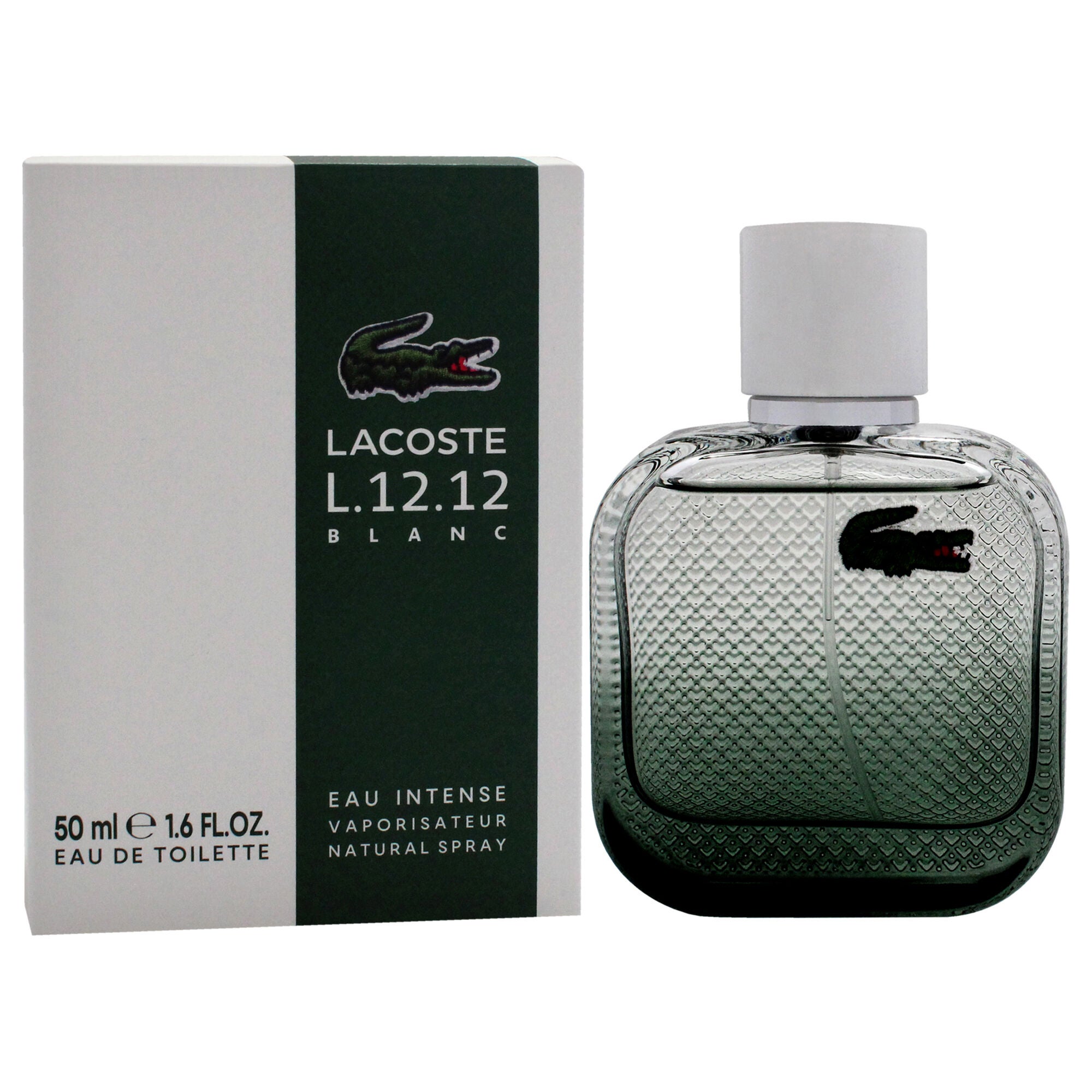 Lacoste Eau De L.12.12 Blanc Eau Intense by Lacoste for Men - 1.6 oz EDT Spray, See Description, alternate image number 1