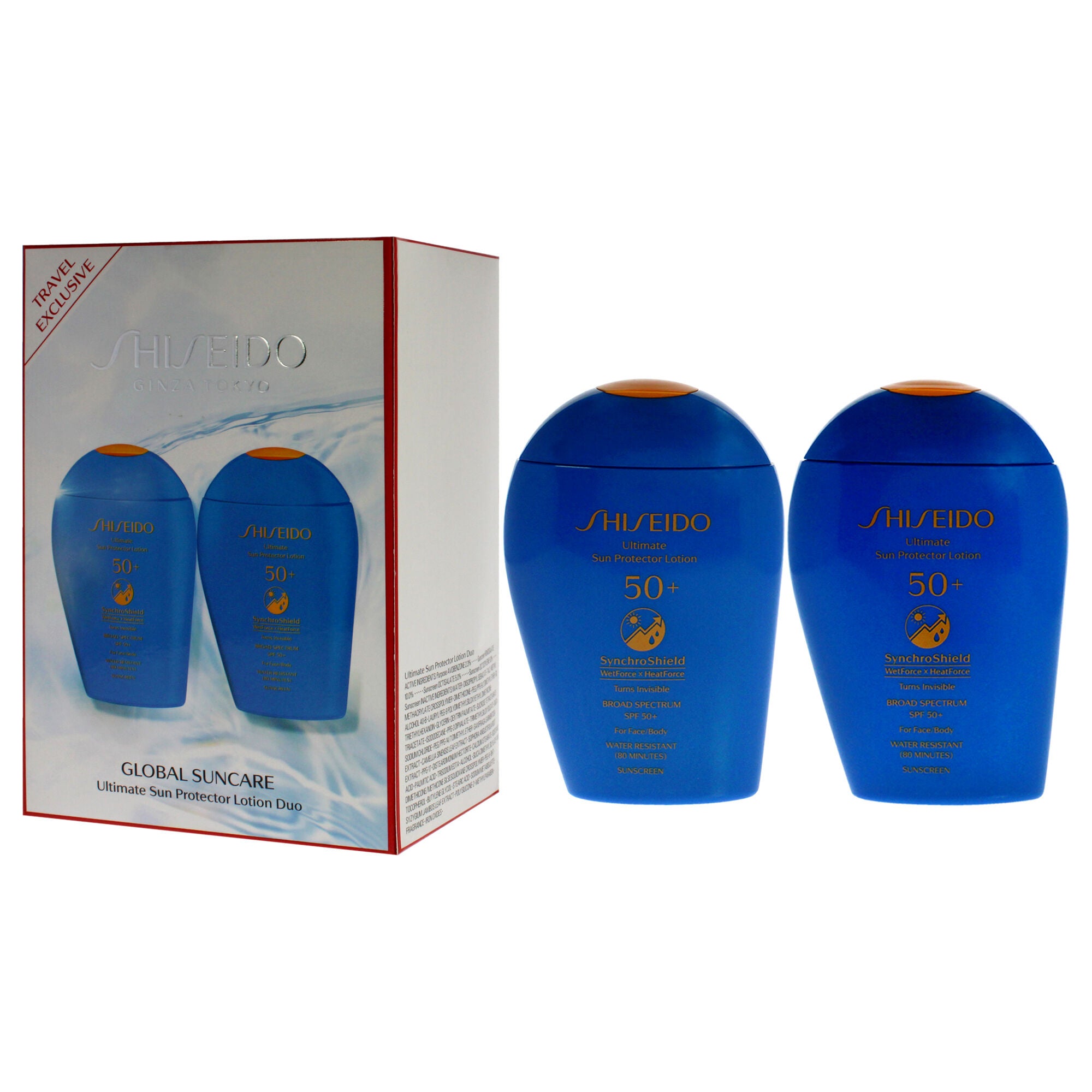 Ultimate Sun Protector Lotion SPF 50 Plus Duo by Shiseido for Women - 2 x 5 oz Lotion, , alternate image number 7