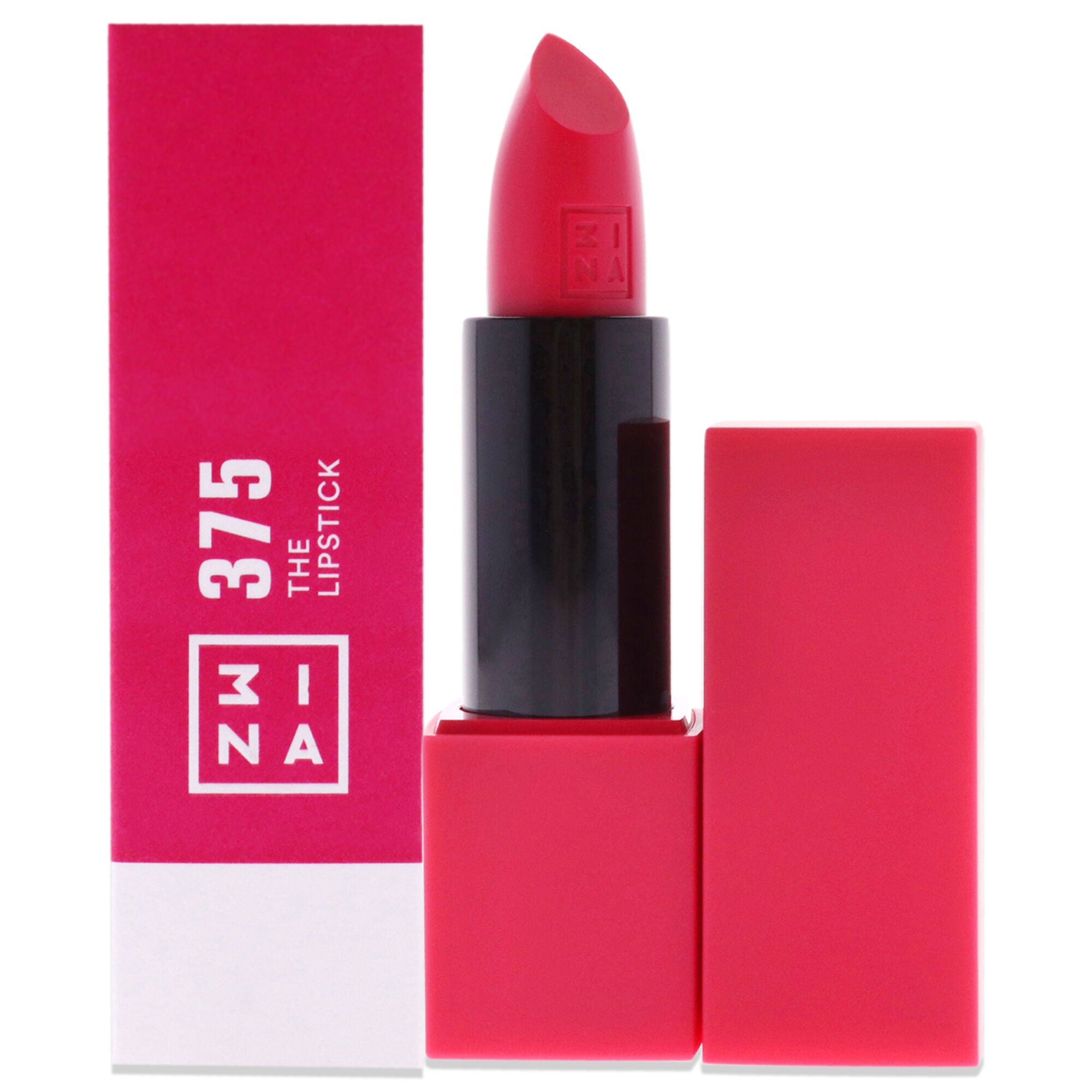 The Lipstick - 375 Shiny Electric Pink by 3INA for Women - 0.11 oz Lipstick, See Description, hi-res image number 0