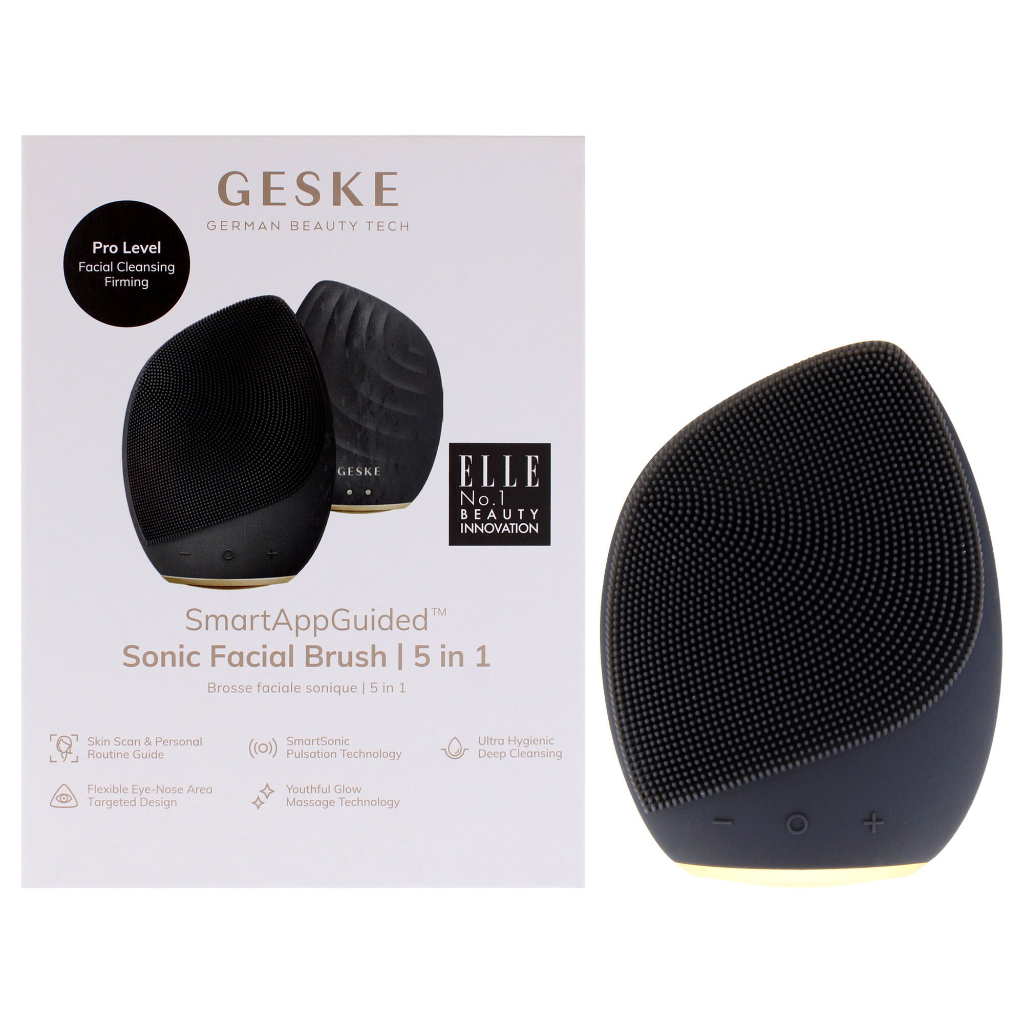Sonic Facial Brush 5 in 1 - Gray by Geske for Women - 1 Pc Brush, See Description, hi-res image number 0
