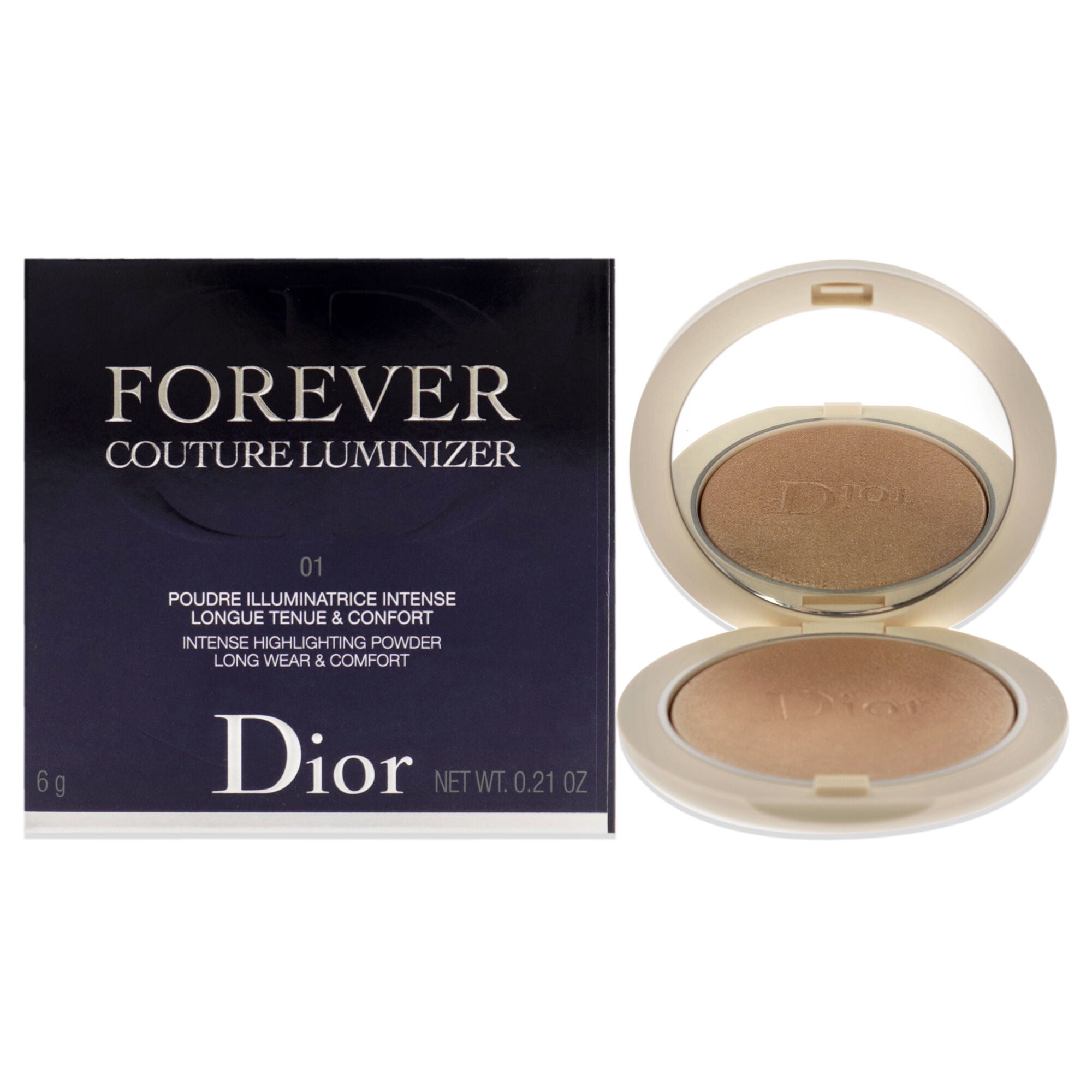 Forever Couture Luminizer - 01 Nude Glow by Christian Dior for Women - 0.21 oz Highlighter, See Description, hi-res image number 0