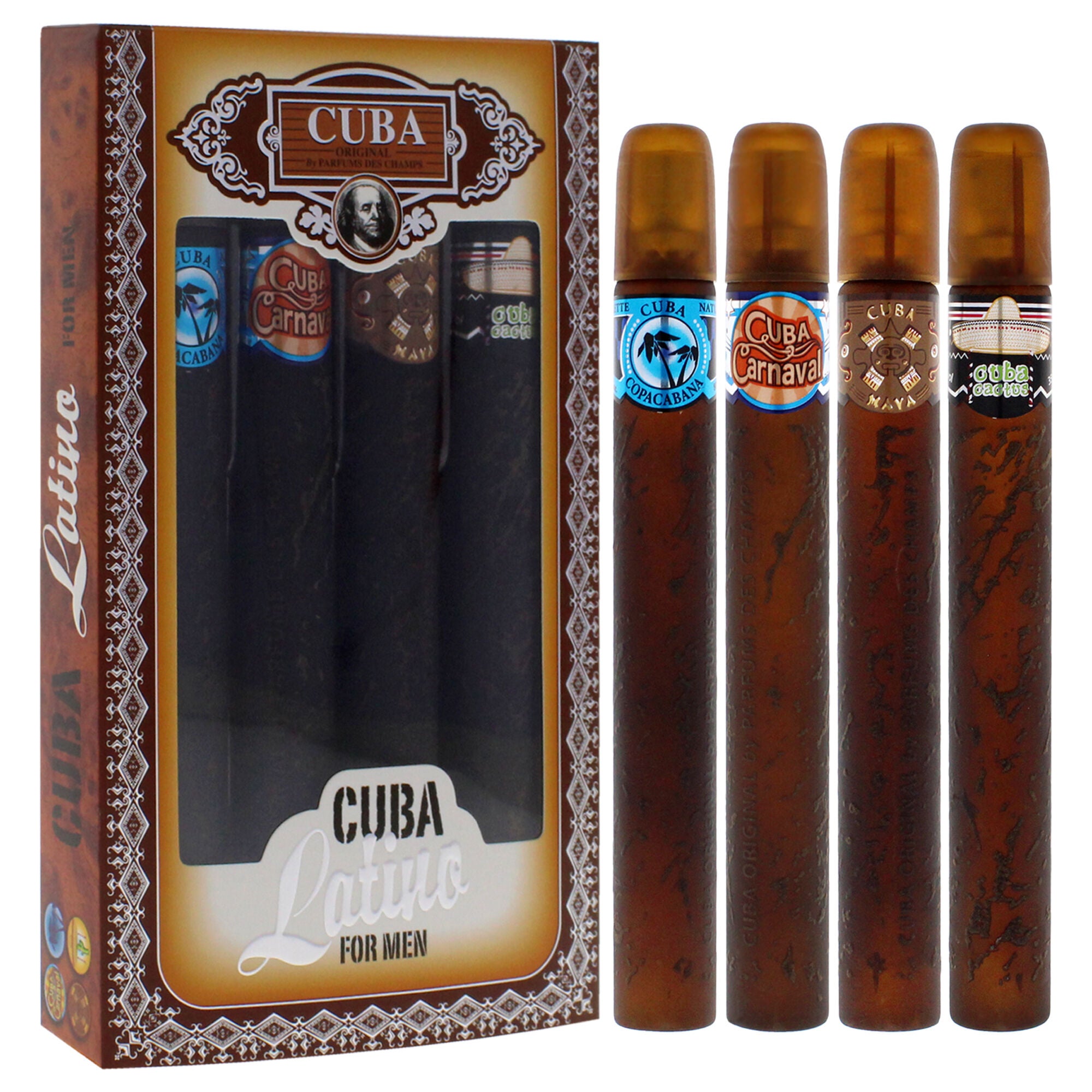 Cuba Latino Collection by Cuba for Men - 4 Pc Gift Set, See Description, alternate image number 2
