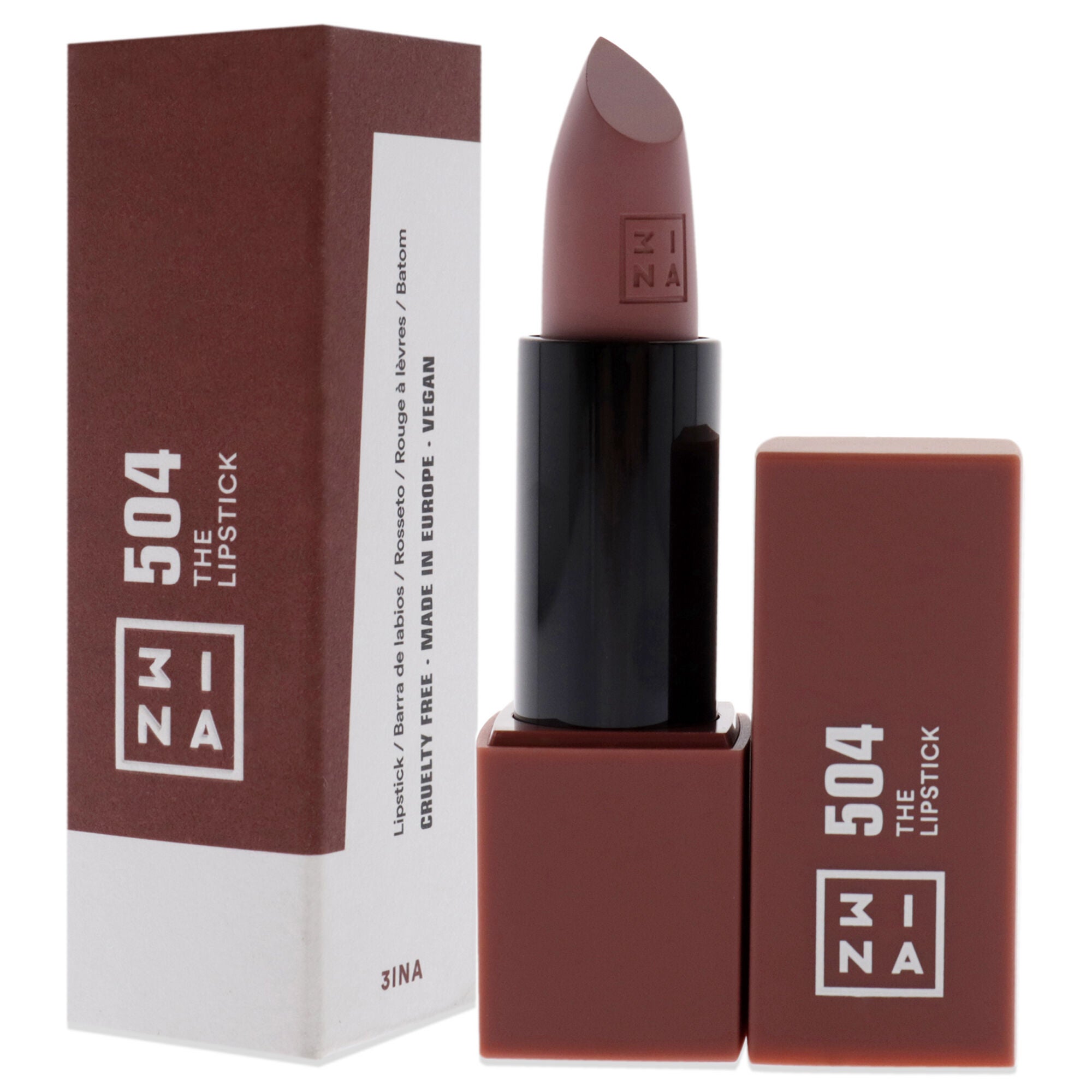 The Lipstick - 504 Red clay by 3INA for Women - 0.16 oz Lipstick, See Description, alternate image number 3