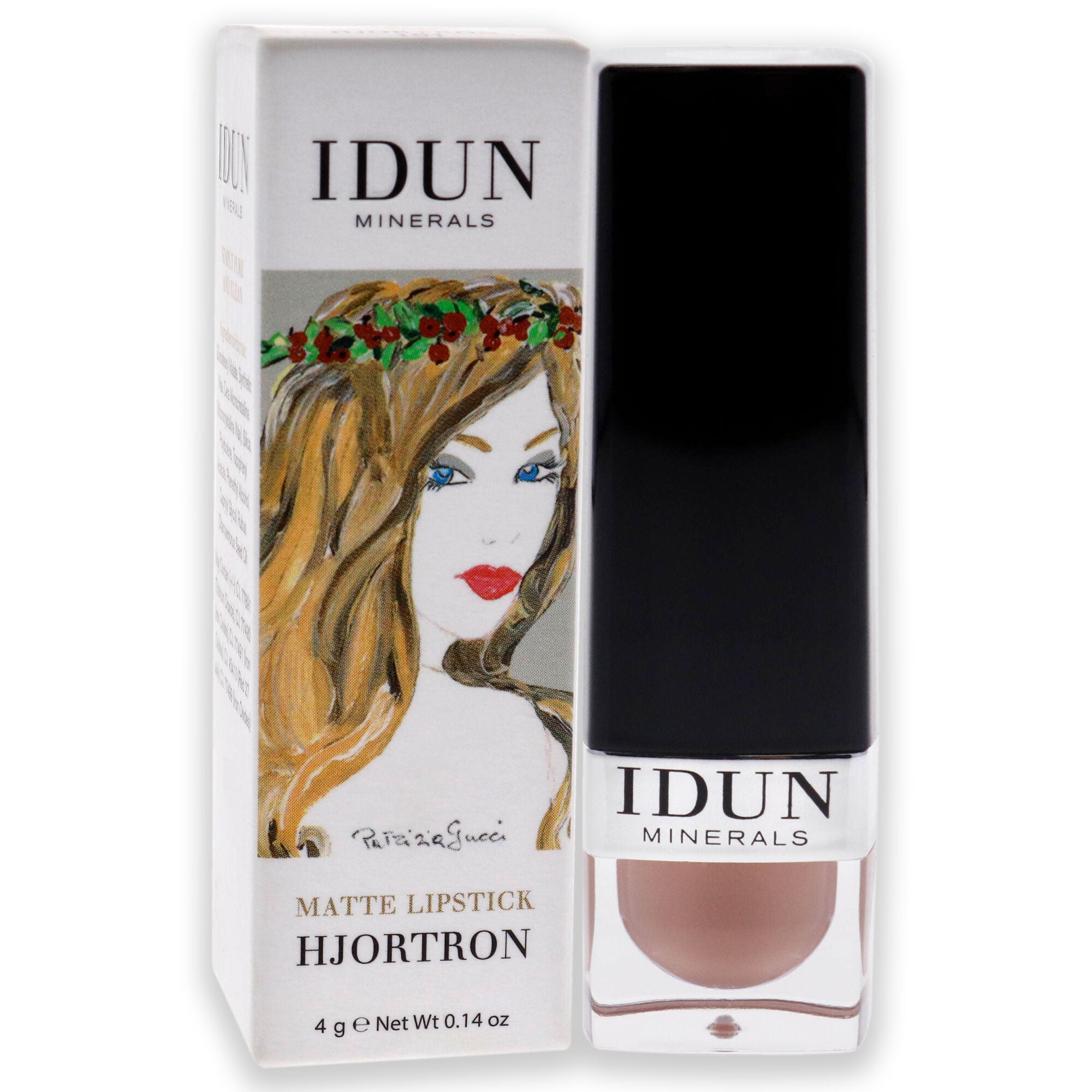 Matte Lipstick - 101 Hjortron by Idun Minerals for Women - 0.14 oz Lipstick, See Description, alternate image number 1