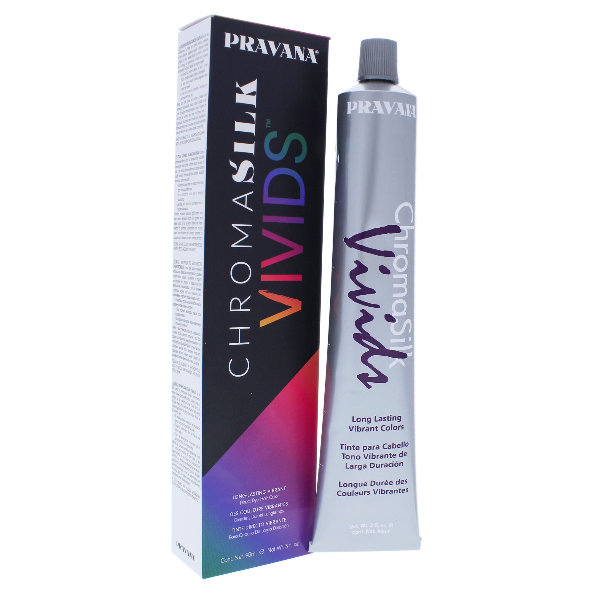ChromaSilk Vivids Long-Lasting Vibrant Color - Pink by Pravana for Unisex - 3 oz Hair Color, , alternate image number 5