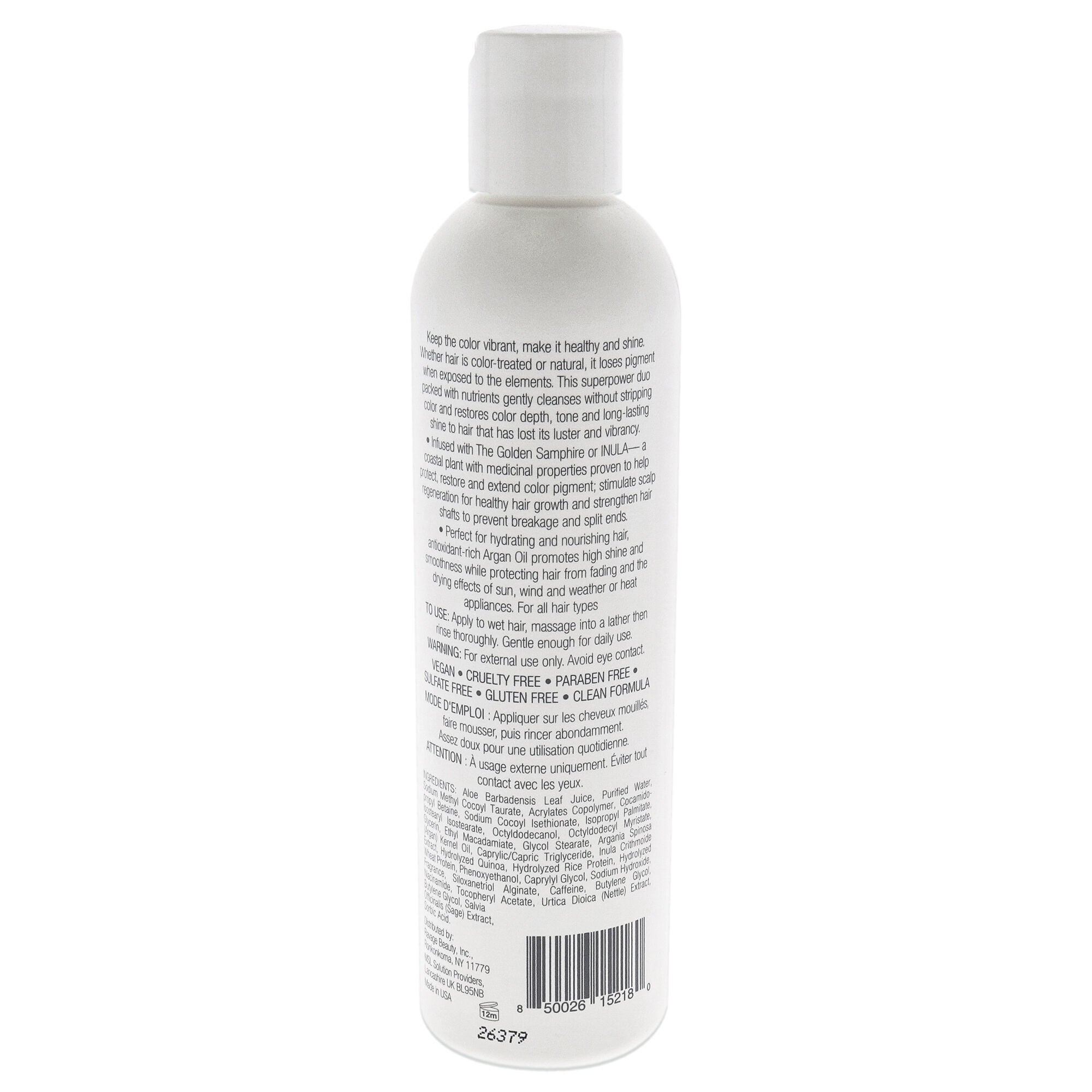 Inula Plus Argan Max Shine Color Preserving Shampoo by e.fek.tiv for Unisex - 8 oz Shampoo, See Description, alternate image number 2
