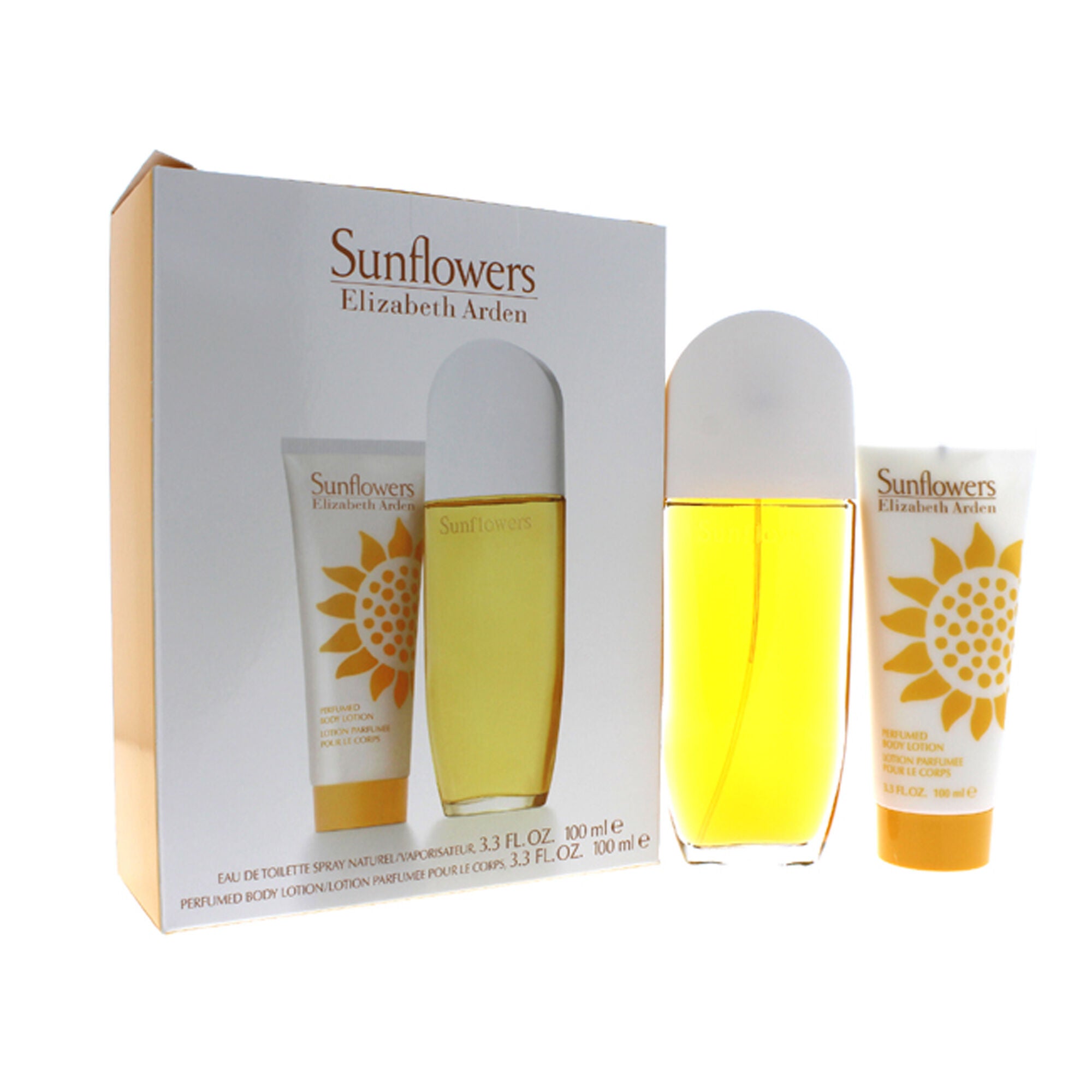 Sunflowers by Elizabeth Arden for Women - 2 pc Gift Set 3.3 oz EDT Spray, 3.3 oz Body Lotion, , alternate image number 1