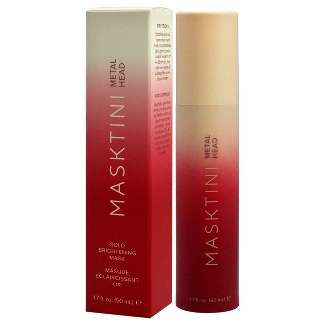 Metal Head Gold Brightening Mask by Masktini for Women - 1.7 oz Mask, , alternate image number null