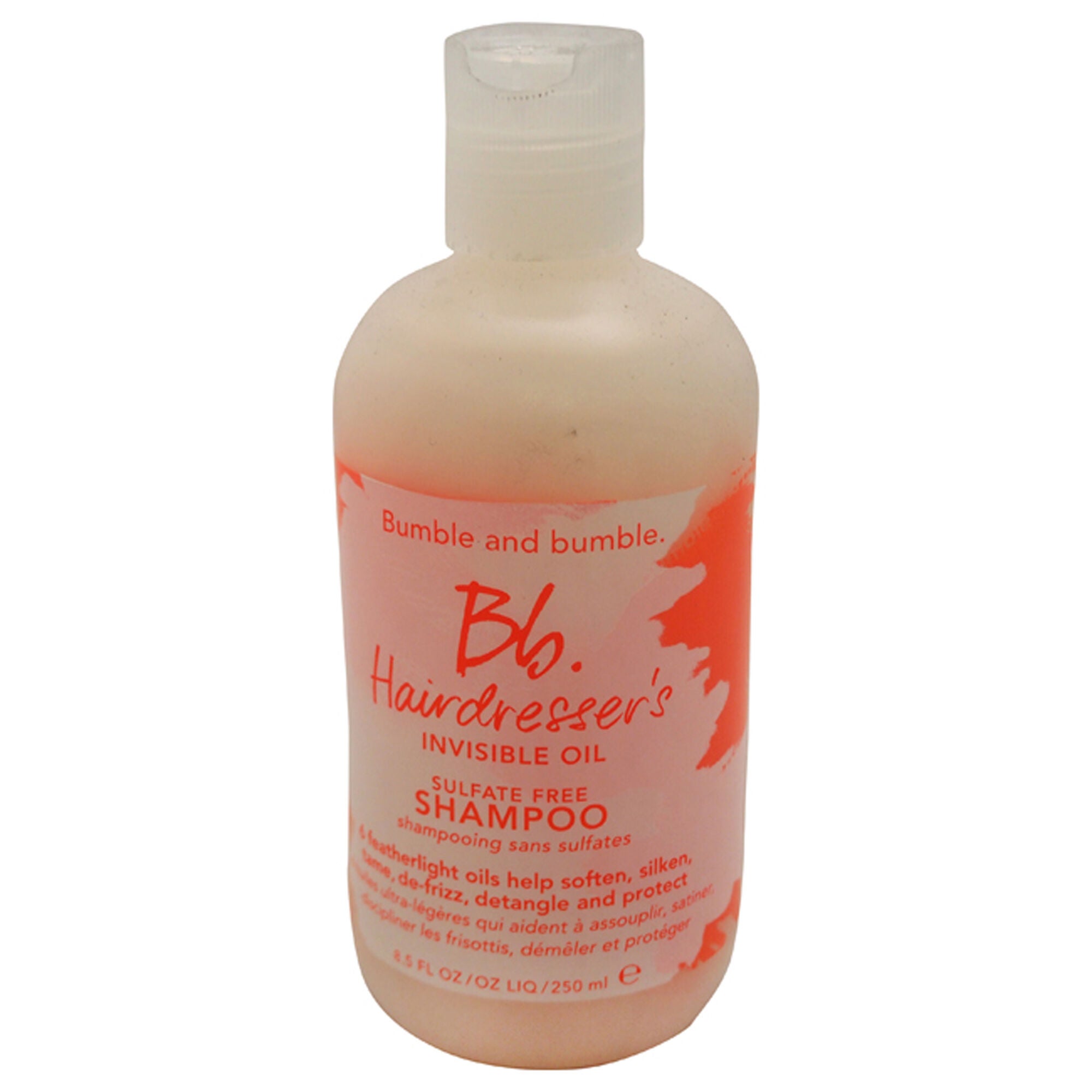Hairdressers Invisible Oil Sulfate Free Shampoo by Bumble and Bumble for Unisex - 8.5 oz Shampoo, See Description, hi-res image number 0