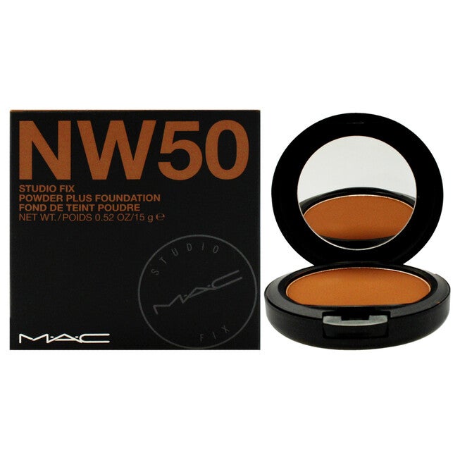 Studio Fix Powder Plus Foundation - NW50 by MAC for Women - 0.52 oz Foundation, NA, hi-res image number null