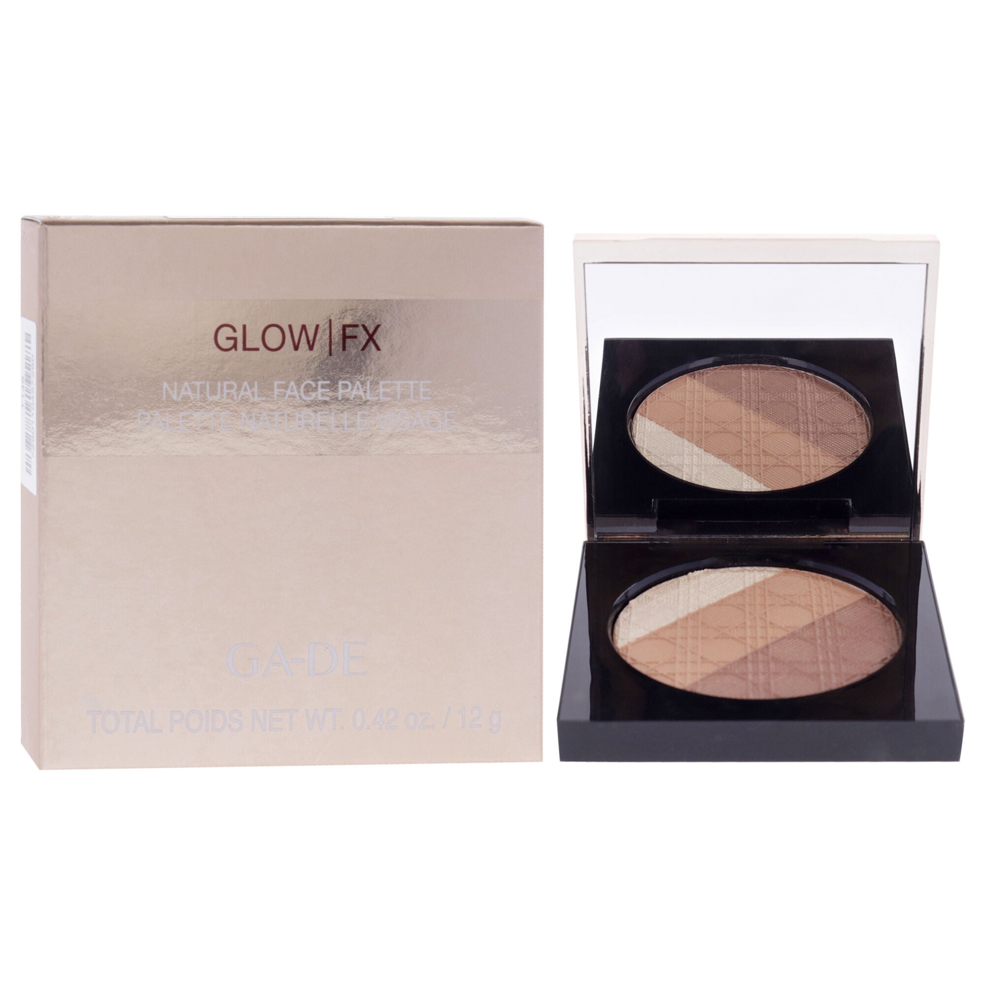 Glow FX Natural Face Palette - 135 Cool Plus Cozy by GA-DE for Women - 0.42 oz Palette, See Description, alternate image number 2
