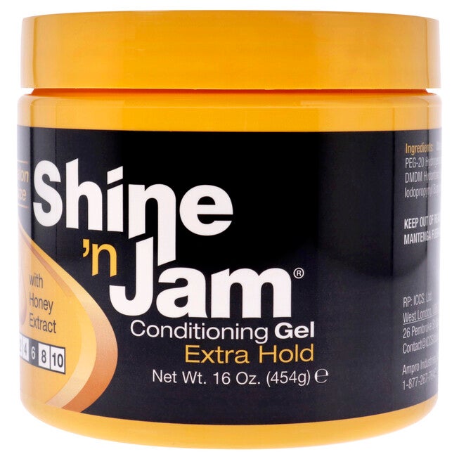 Shine-n-Jam Conditioning Gel Extra Hold by Ampro for Women - 16 oz Gel, NA, hi-res image number null