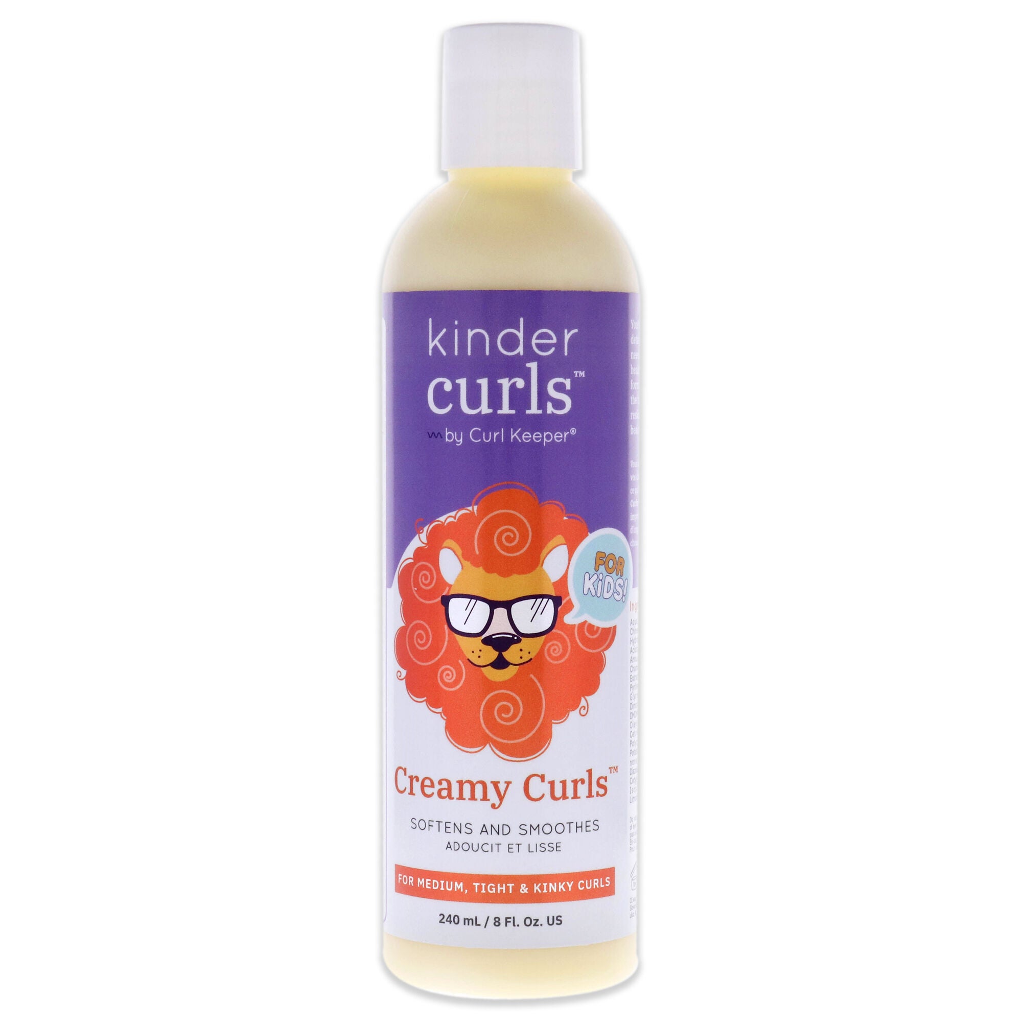 Kinder Curls Creamy Softens and Smothes by Curl Keeper for Unisex - 8 oz Detangler, See Description, hi-res image number 0