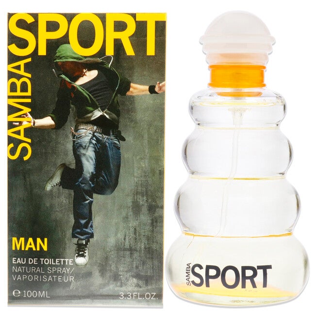 Samba Sport by Perfumers Workshop for Men - 3.3 oz EDT Spray, NA, hi-res image number null