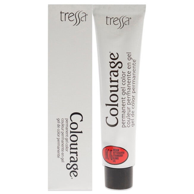 Colourage Permanent Gel Color - 8CG Medium Butterscotch Strawberry Blonde by Tressa for Unisex - 2 oz Hair Color, NA, hi-res image number null