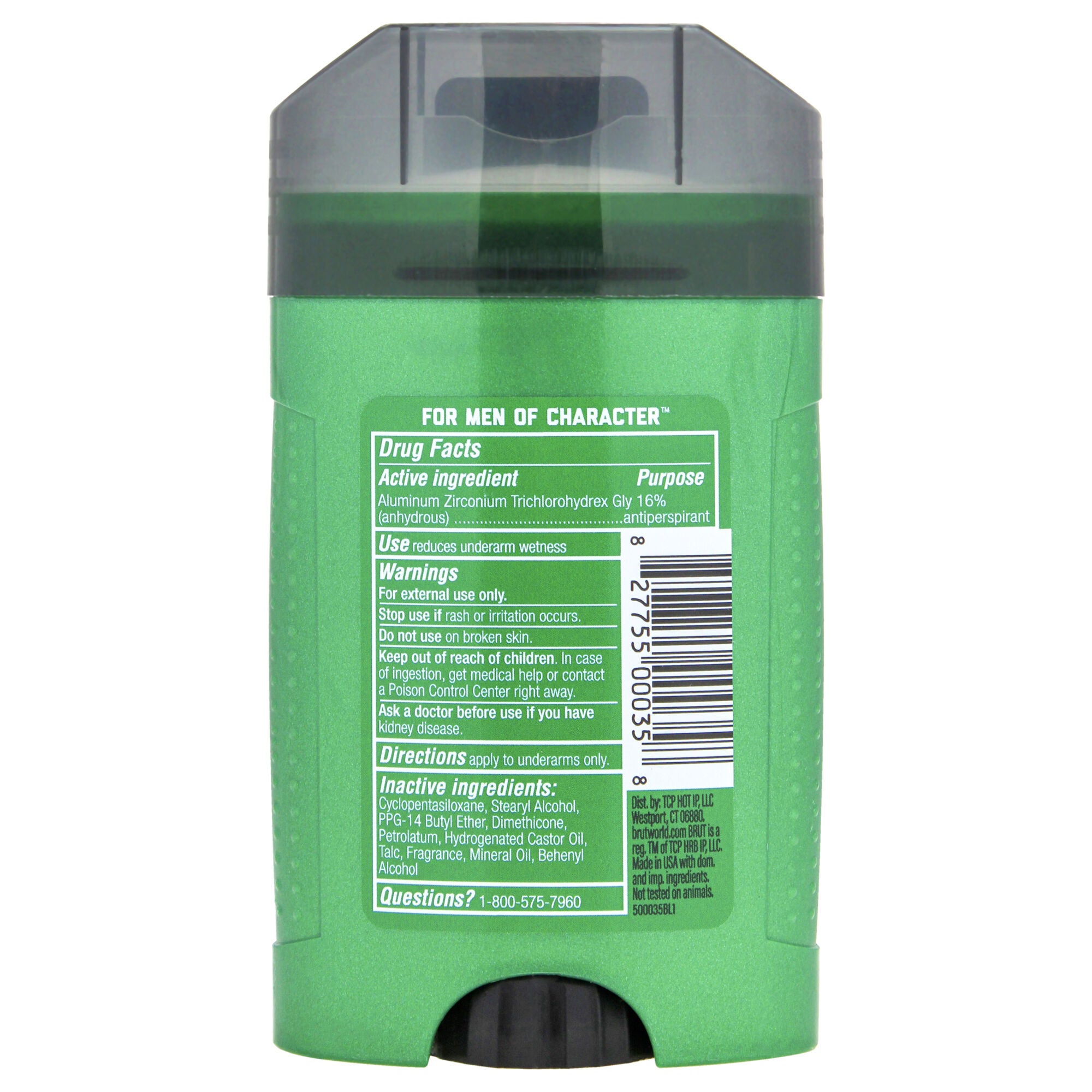 Warm Amber and Honor Antiperspirant Deodorant by Brut for Men - 2.7 oz Deodorant Stick, See Description, alternate image number 1