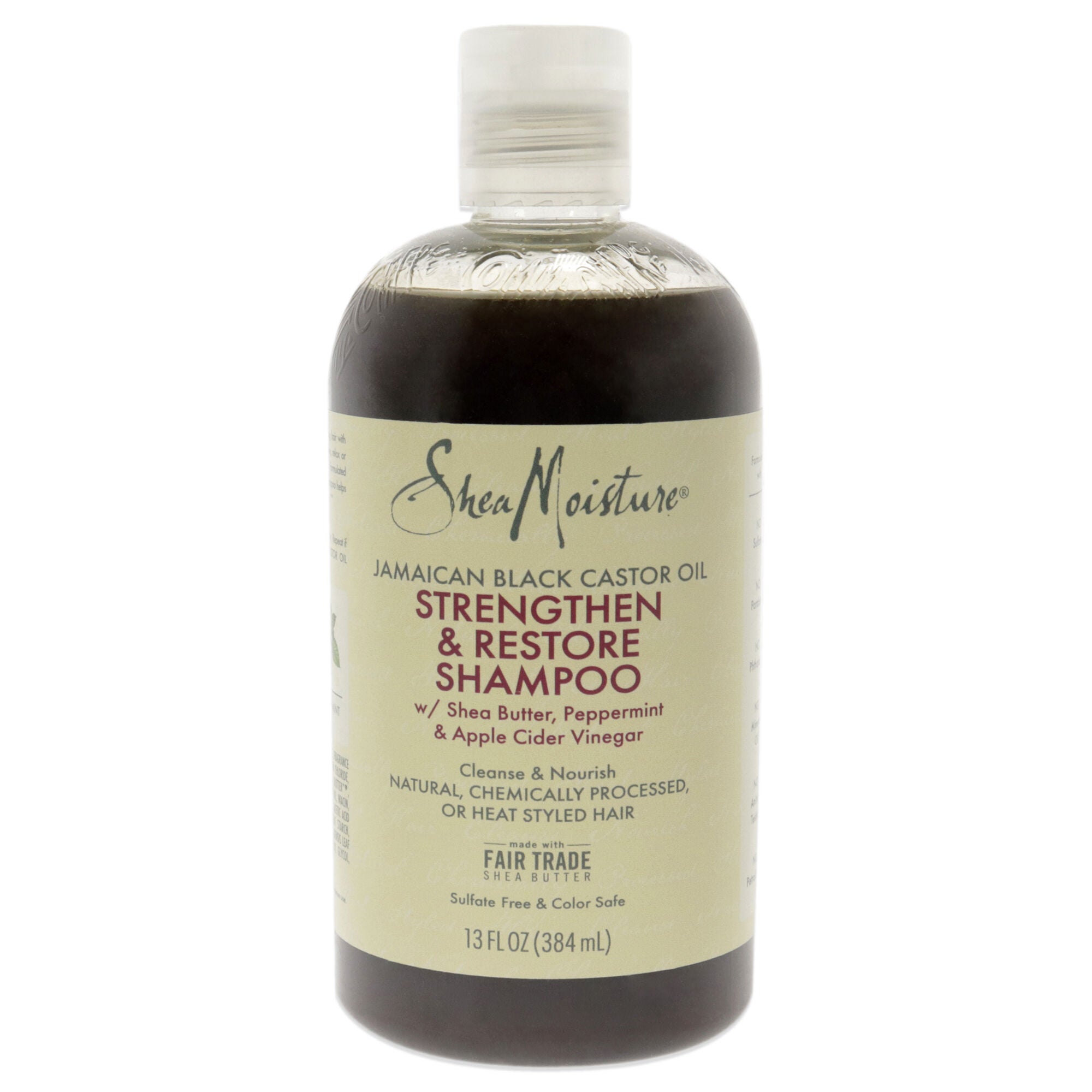 Jamaican Black Castor Oil Strengthen, Grow and Restore Shampoo by Shea Moisture for Unisex - 13 oz Shampoo, See Description, hi-res image number 0