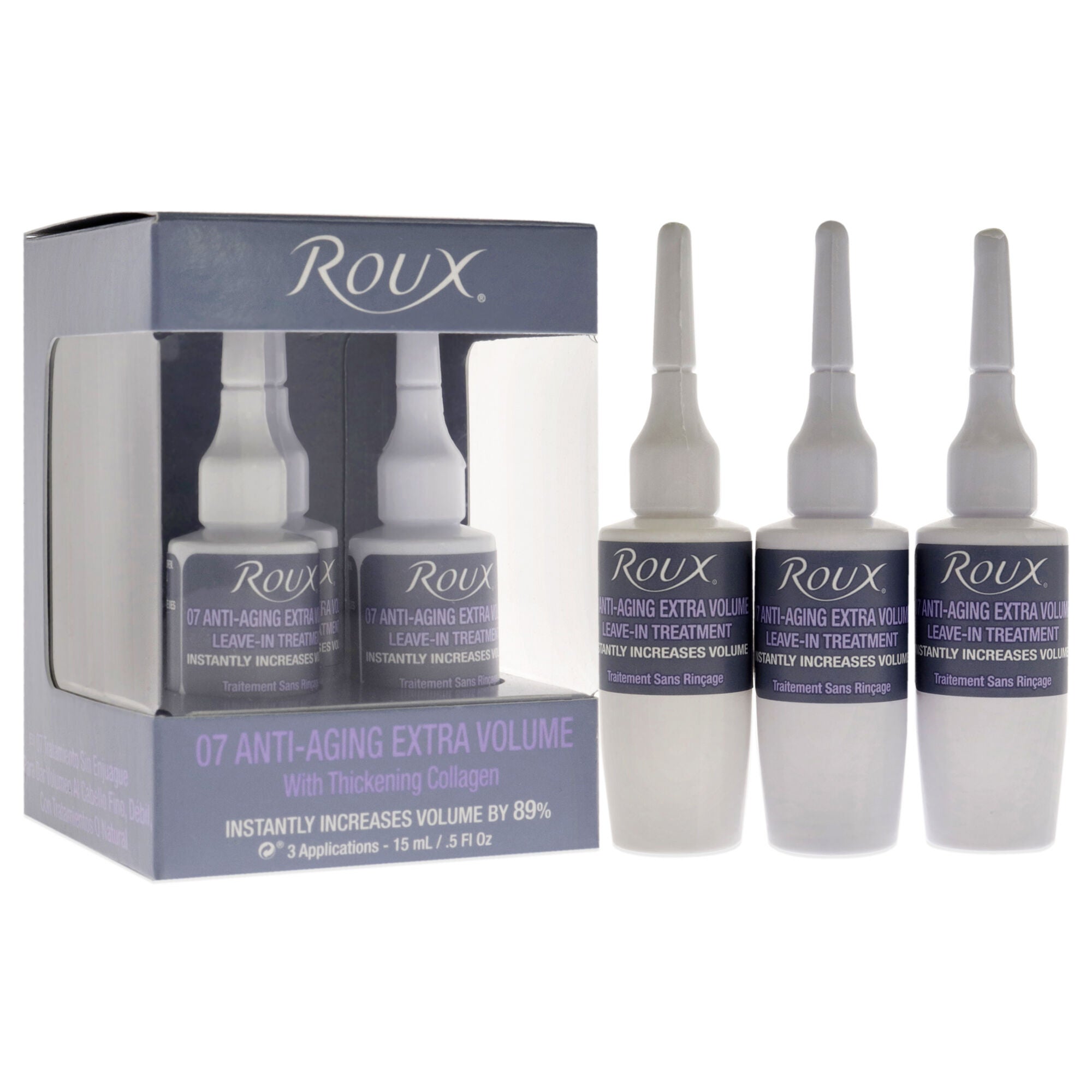 Anti-Aging Extra Volume Treatment - 07 by Roux for Unisex - 3 x 0.5 oz Treatment, See Description, alternate image number 1