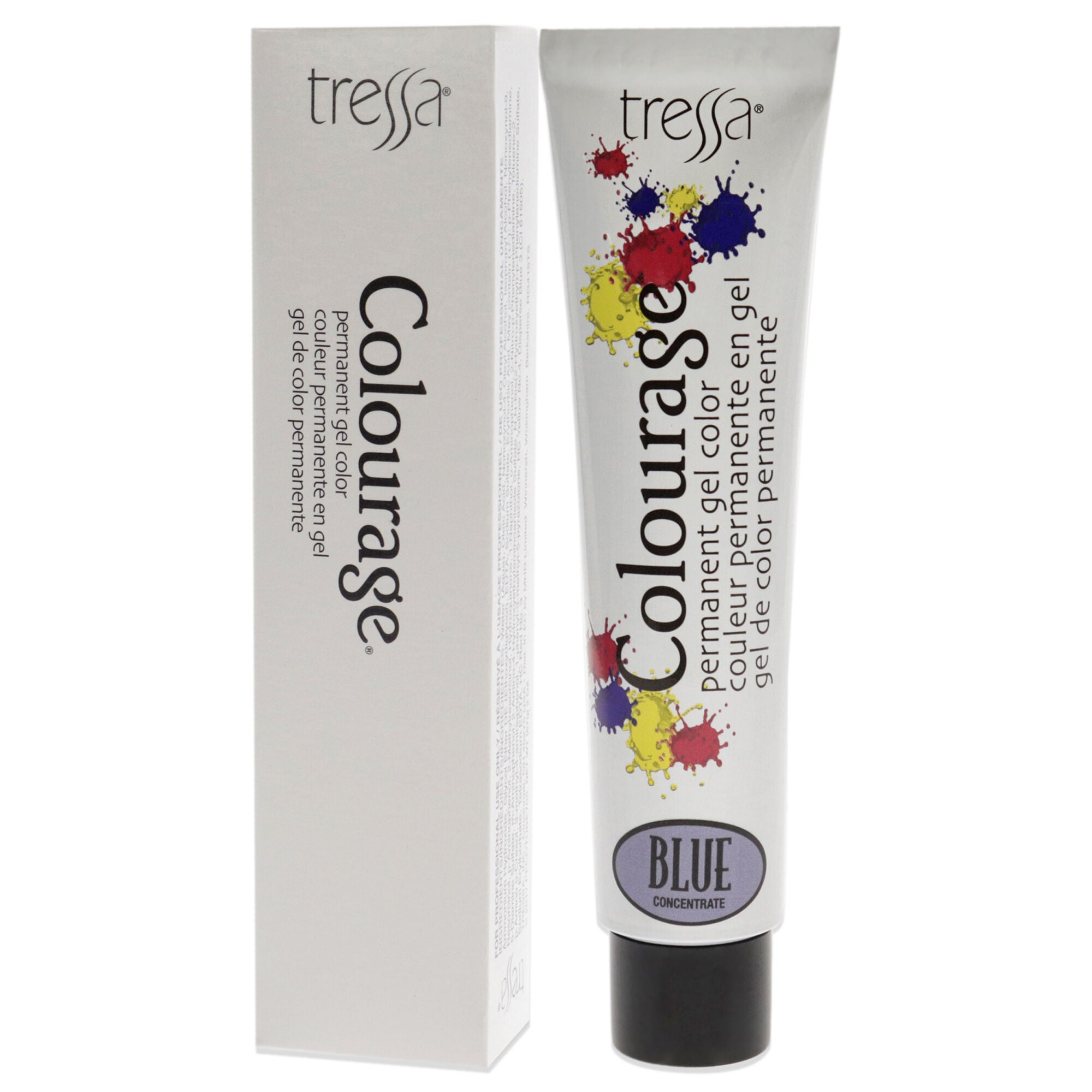 Colourage Permanent Gel Color - Blue Concentrate by Tressa for Unisex - 2 oz Hair Color, , alternate image number 7