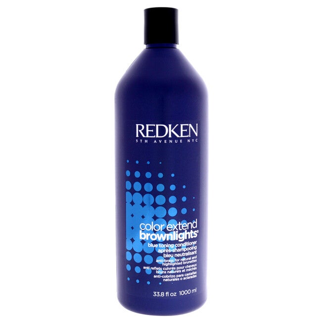 Color Extend Brownlights Blue Toning Conditioner by Redken for Unisex - 33.8 oz Conditioner, NA, hi-res image number null