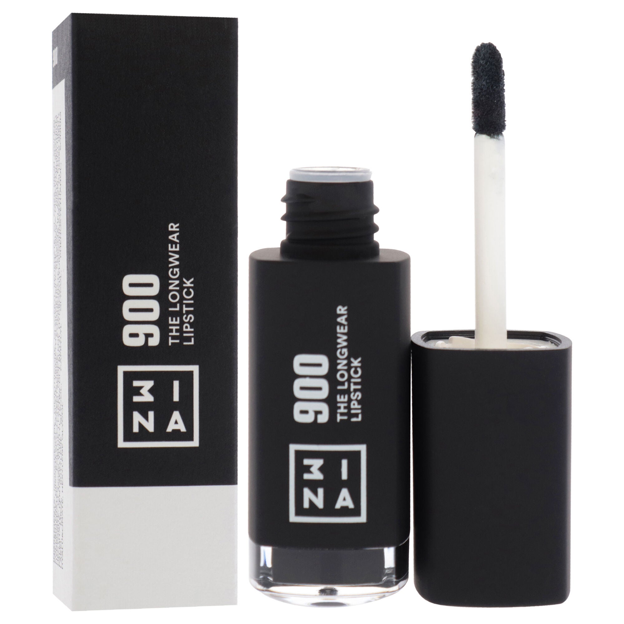 The Longwear Lipstick - 900 Black by 3INA for Women - 0.20 oz Lipstick, See Description, alternate image number 1