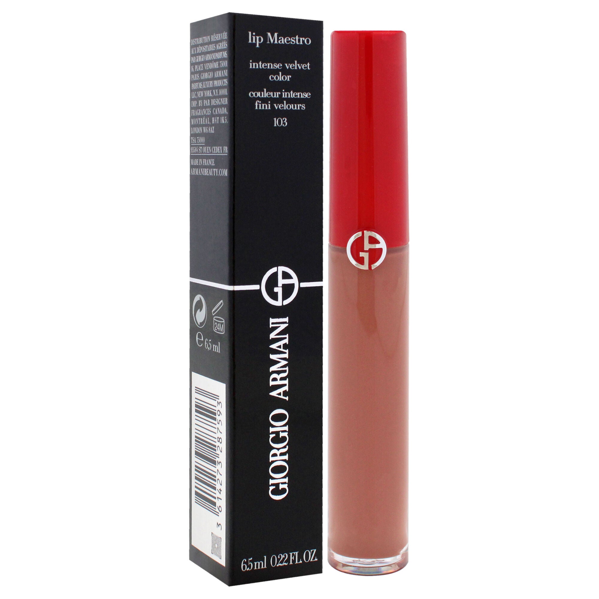 Lip Maestro Intense Velvet Color - 103 Tadzio by Giorgio Armani for Women - 0.22 oz Lipstick, See Description, alternate image number 2