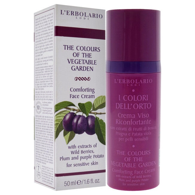 The Colours of the Vegetable Garde - Conforting Face Cream by LErbolario for Women - 1.6 oz Cream, , alternate image number null