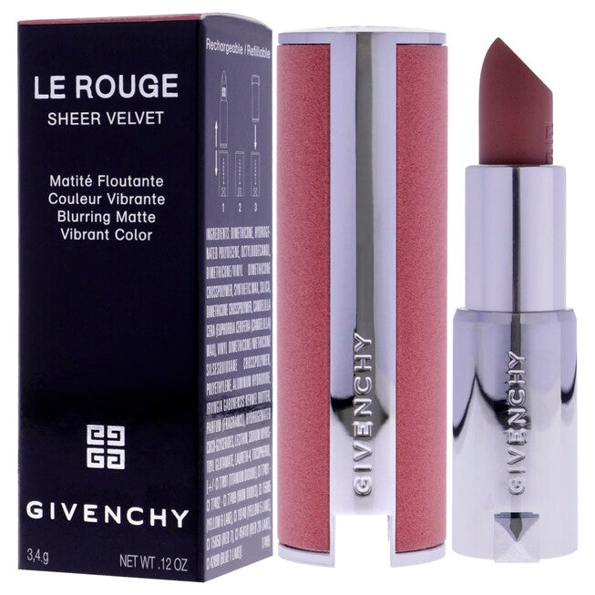 Le Rouge Sheer Velvet Matte Lipstick - 10 by Givenchy for Women - 0.12 oz Lipstick, NA, alternate image number null