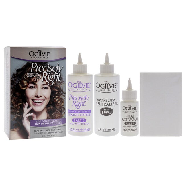 Precisely Right Professional Conditioning Perm for Color-Treated Thin or Delicate Hair by Ogilvie Salon Styles for Women - 1 Application Treatment, See Description, alternate image number 1