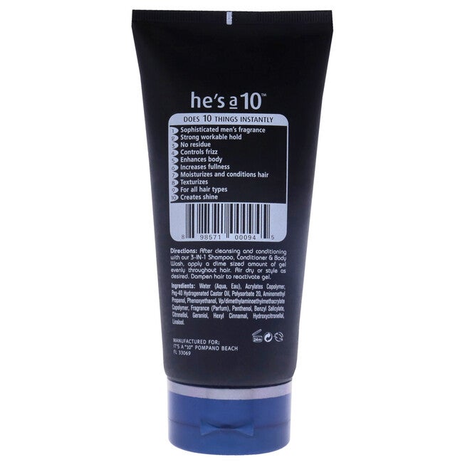 He Is A 10 Miracle Defining Gel by Its A 10 for Men - 5 oz Gel, See Description, alternate image number 2