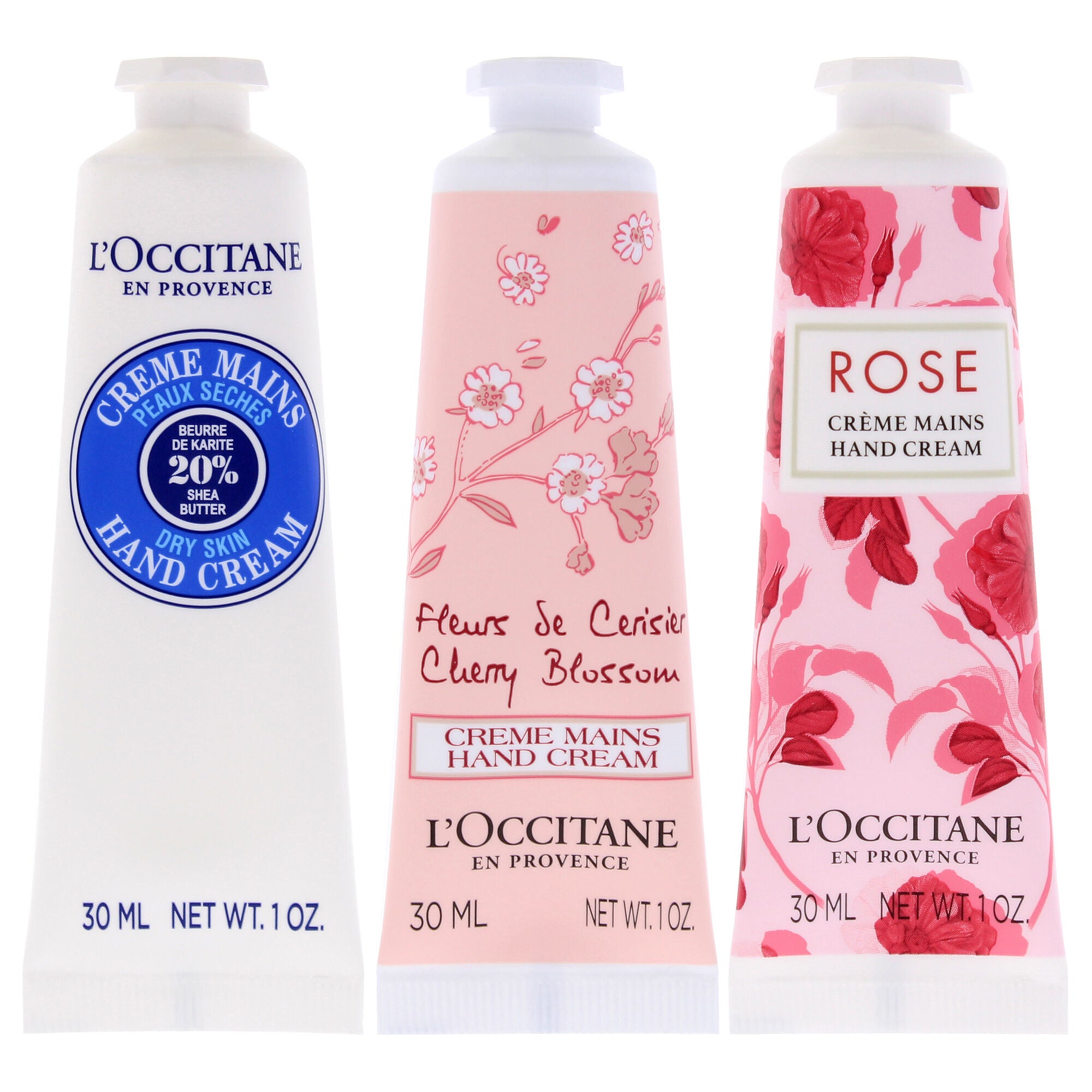 Lovelier Hands Kit by LOccitane for Unisex - 6 x 1 oz 2 Rose, 2 Shea Dry Skin, 2 Cherry Blossom, See Description, alternate image number 4
