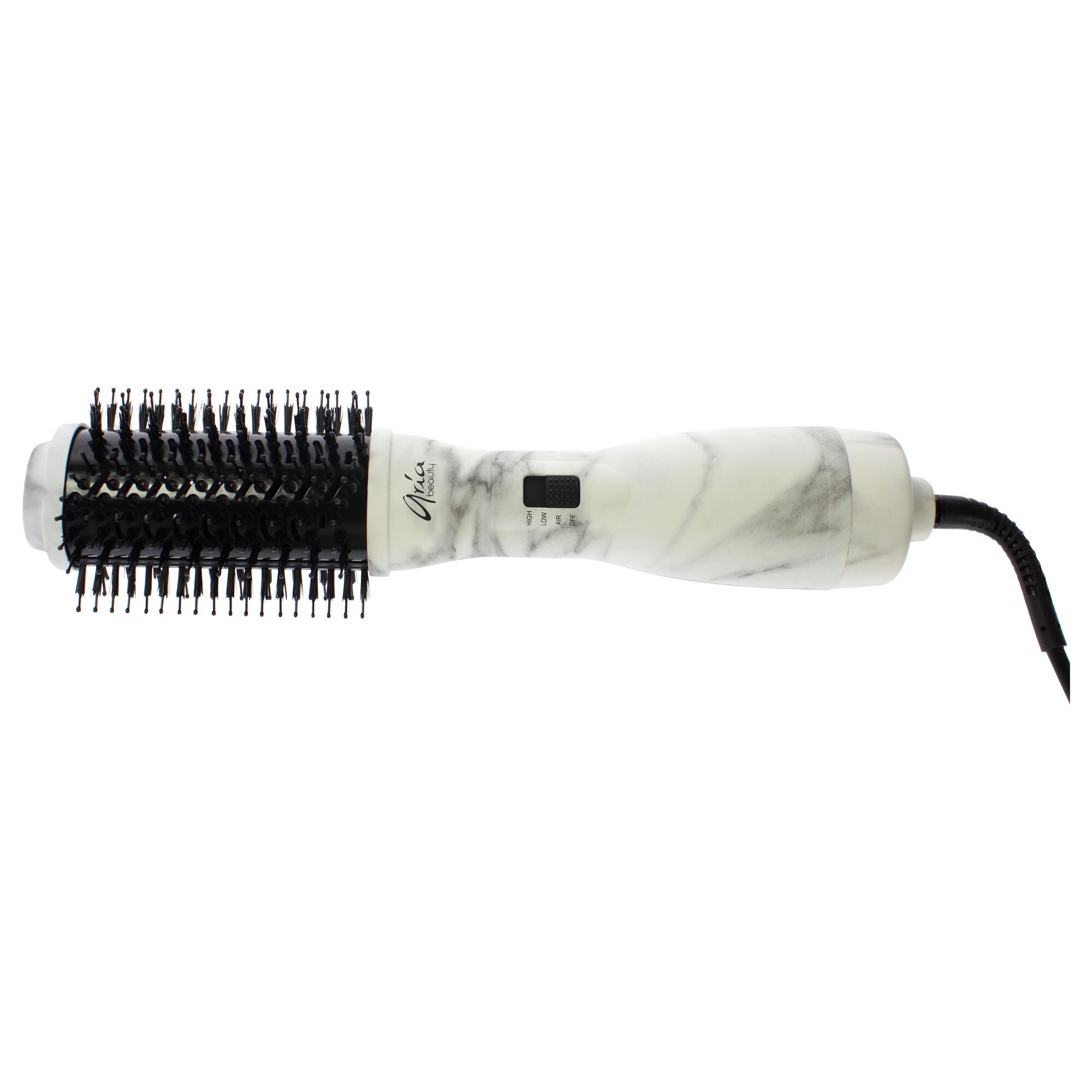 Blowdry Brush - Grey Marble by Aria Beauty for Women - 1 Pc Brush, See Description, alternate image number 4