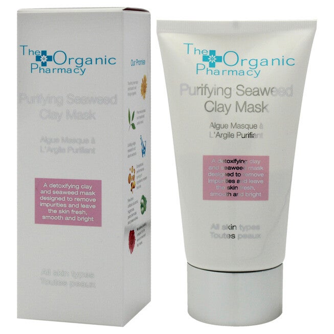 Purifying Seaweed Clay Mask - All Skin Types by The Organic Pharmacy for Women - 2 oz Mask, NA, alternate image number null