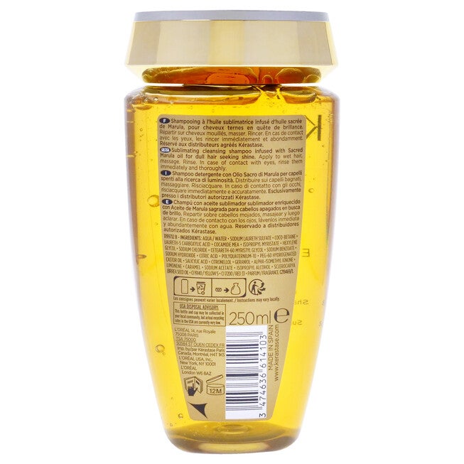 Elixir Ultime Le Bain Shampoo by Kerastase for Unisex - 8.5 oz Shampoo, , alternate image number null