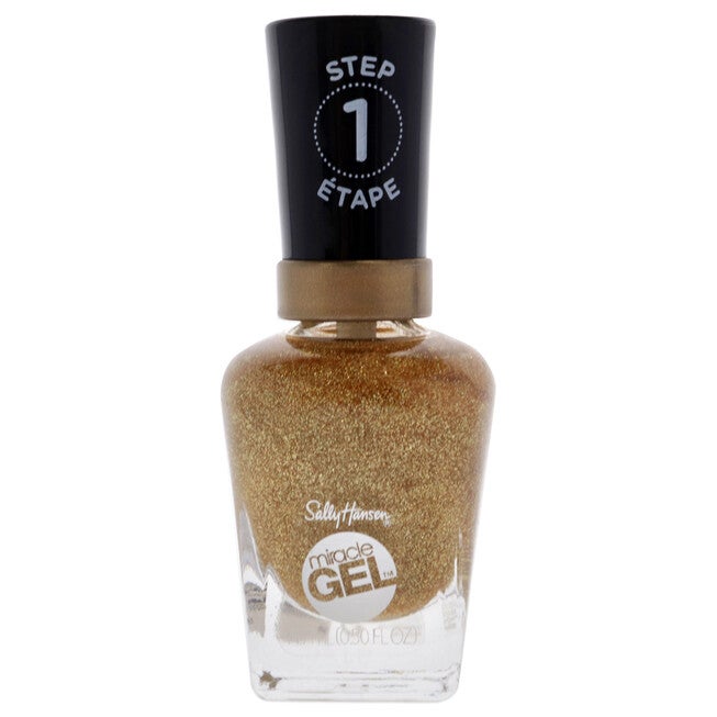 Miracle Gel Nail Polish - 155 Five Golden Blings by Sally Hansen for Women - 0.5 oz Nail Polish, NA, hi-res image number null