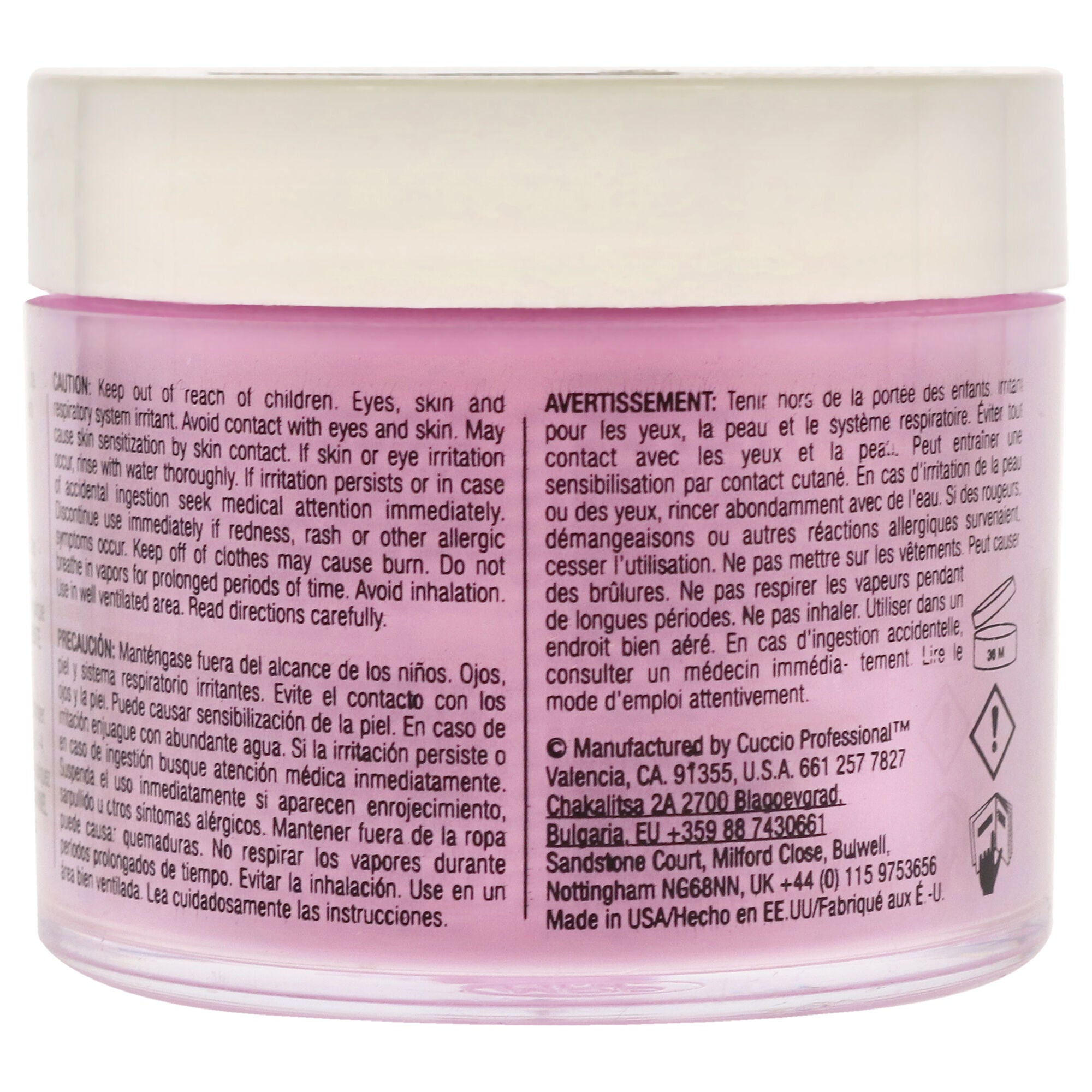 Pro Powder Polish Nail Colour Dip System - Dont Get Tide Down by Cuccio Pro for Women - 1.6 oz Nail Powder, See Description, alternate image number 1
