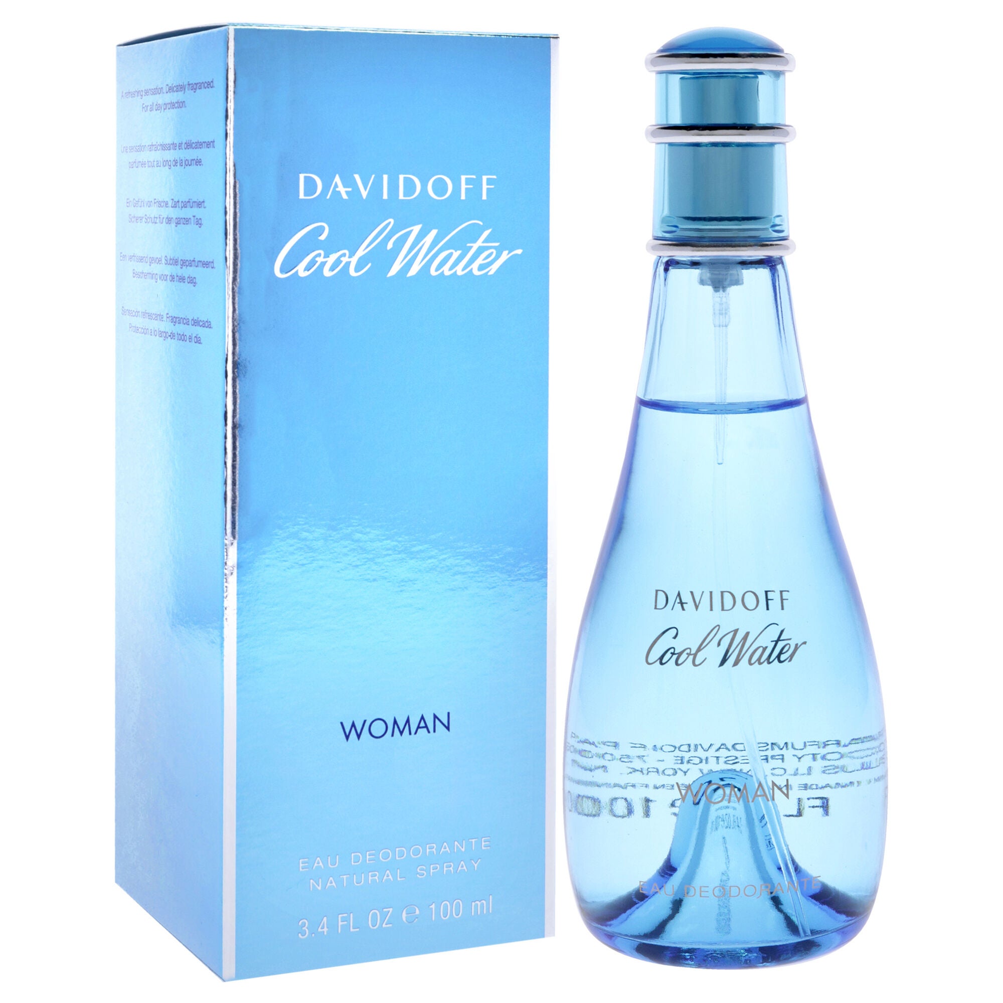 Cool Water by Davidoff for Women - 3.4 oz Deodorant Spray, See Description, alternate image number 1