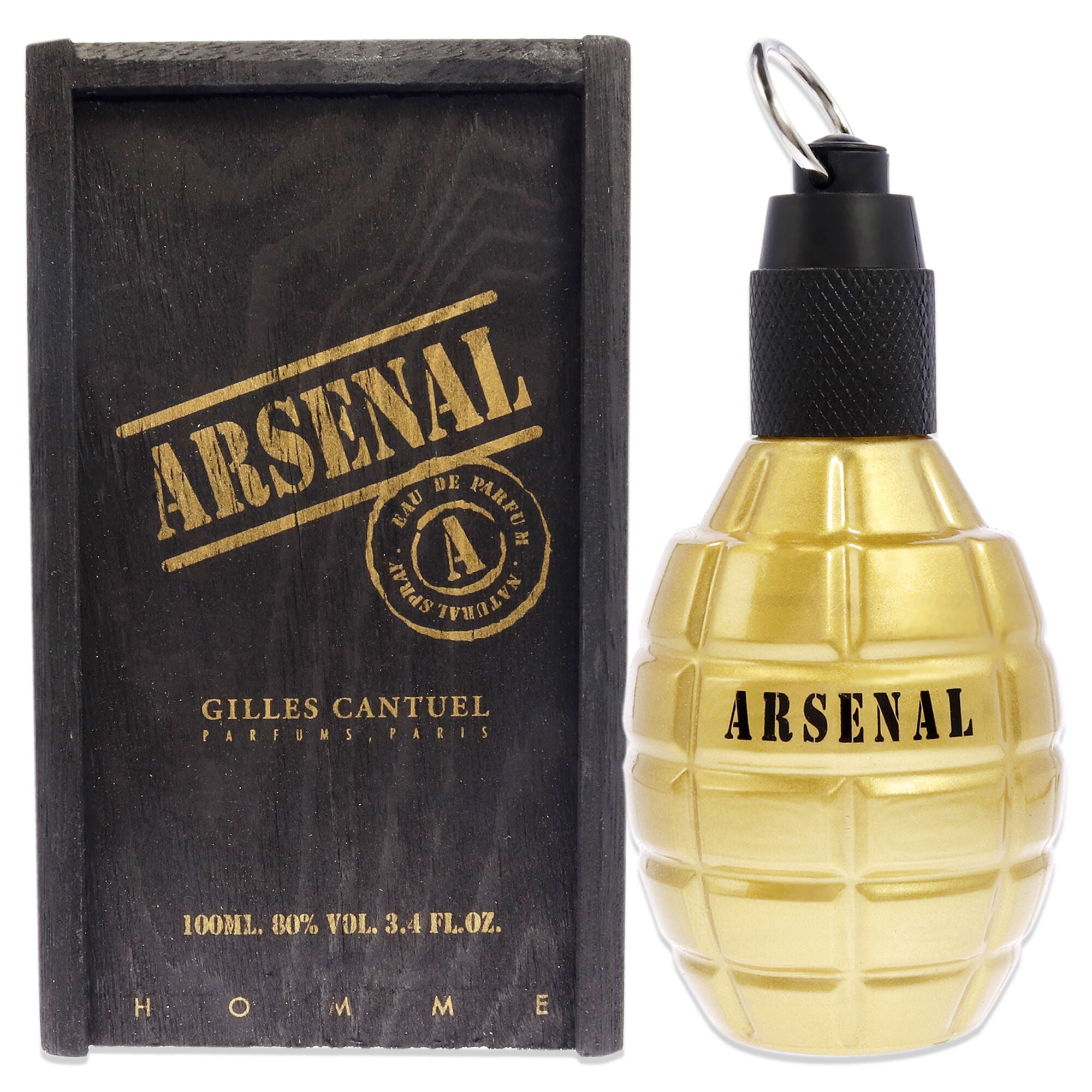 Arsenal Gold by Gilles Cantuel for Men - 3.4 oz EDP Spray, See Description, hi-res image number 0