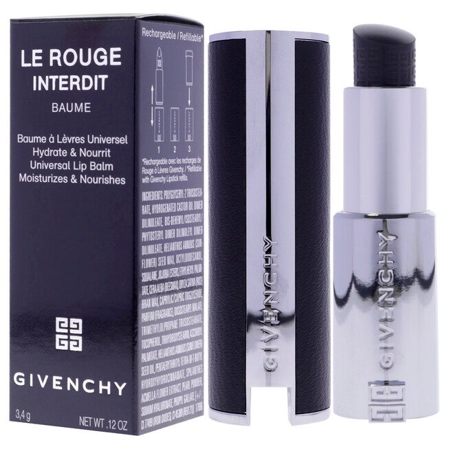 Le Rouge Interdit Baume Lip Balm - 10 Revealing Color by Givenchy for Women - 0.12 oz Lip Balm, NA, alternate image number null