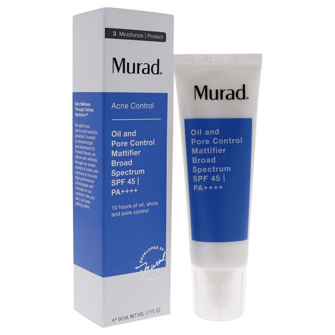 Oil and Pore Control Mattifier Broad Spectrum SPF 45 by Murad for Unisex - 1.7 oz Treatment, , alternate image number null