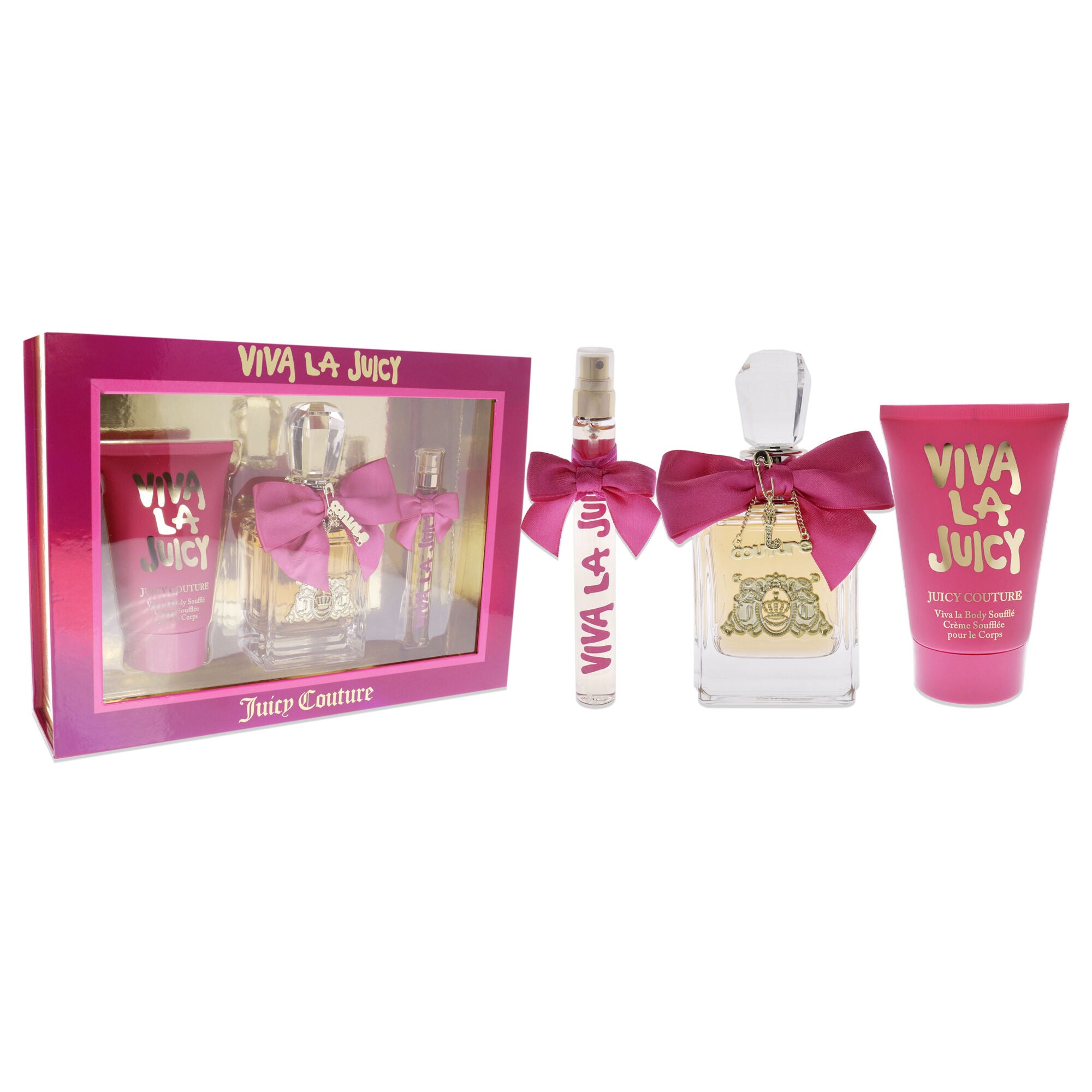 Viva La Juicy by Juicy Couture for Women - 3 Pc Gift Set 3.4oz EDP Spray, 4.2oz Viva La Body Lotion, 10ml EDP Spray, See Description, alternate image number 1