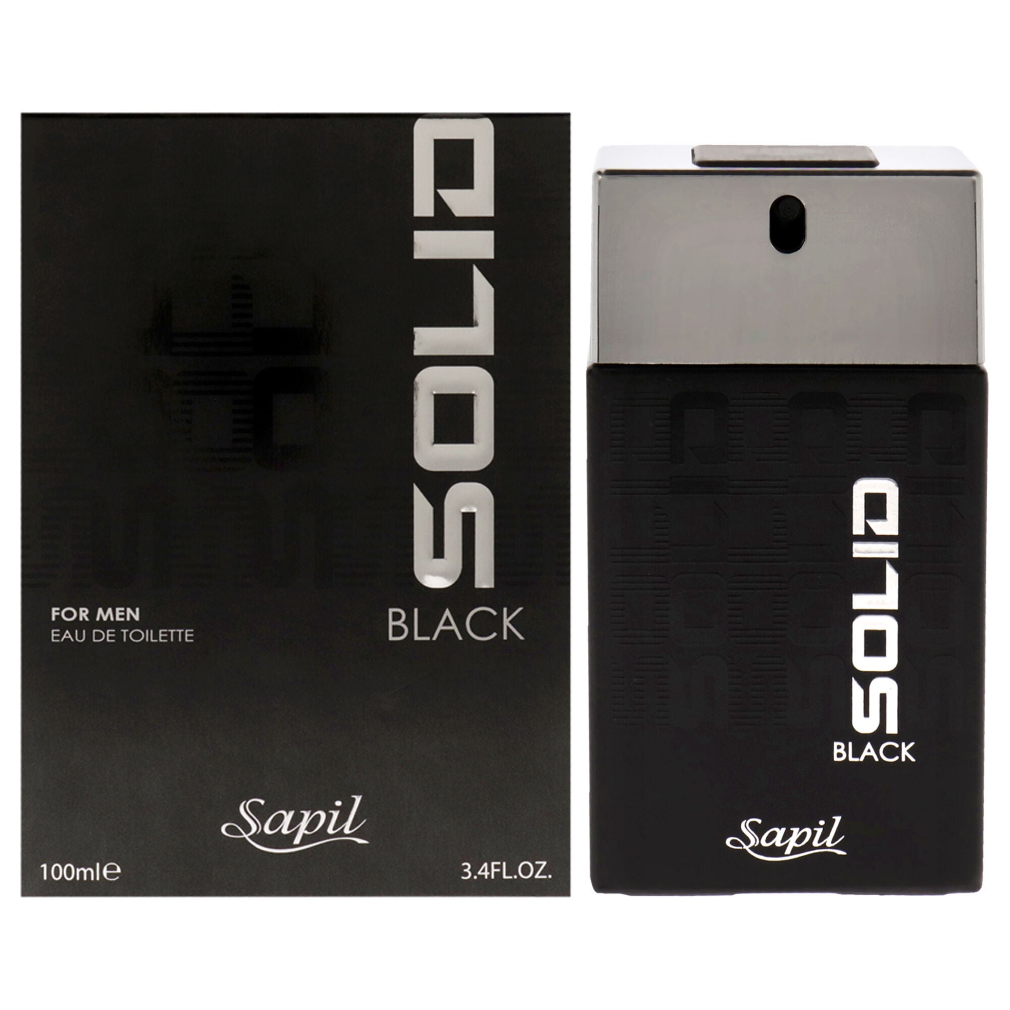 Solid Black by Sapil for Men - 3.4 oz EDT Spray, See Description, hi-res image number 0