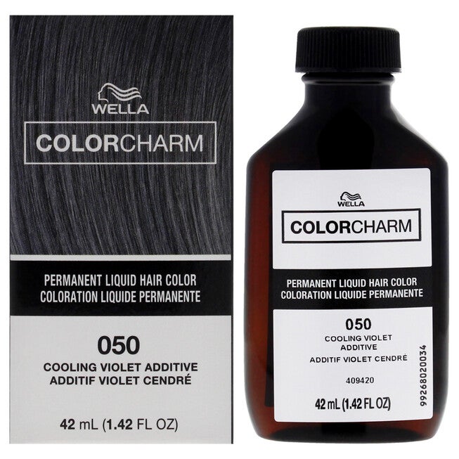 Color Charm Permanent Liquid Hair Color - 050 Cooling Violet Additive by Wella for Unisex - 1.42 oz Hair Color, NA, hi-res image number null