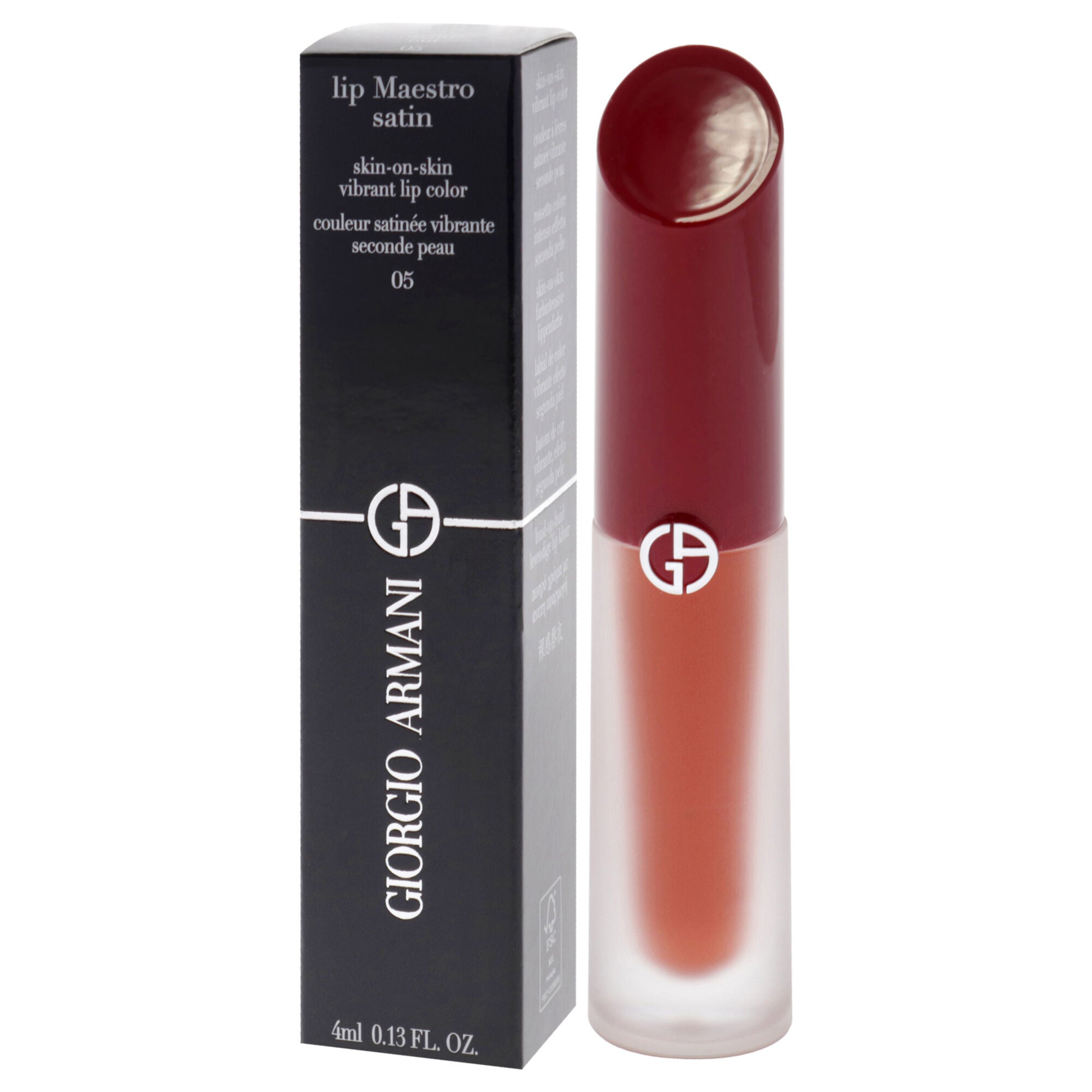 Lip Maestro Satin Lipstick - 05 Night Out by Giorgio Armani for Women - 0.13 oz Lipstick, See Description, alternate image number 3