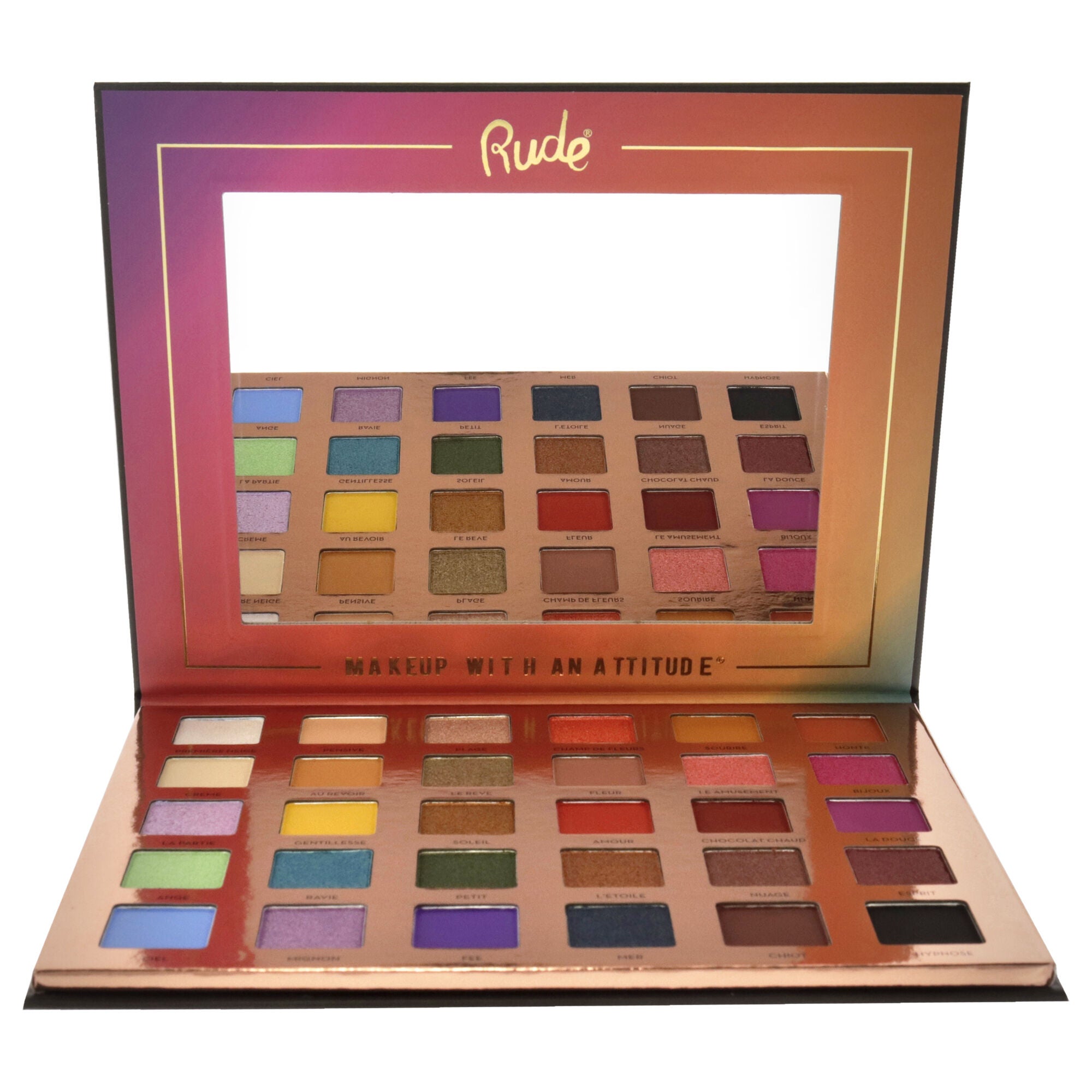 Cest La Vie 30 Eyeshadow Palette by Rude Cosmetics for Women - 1.13 oz Eye Shadow, , alternate image number 4