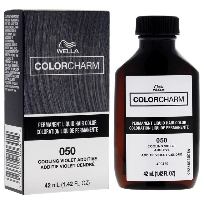 Color Charm Permanent Liquid Hair Color - 050 Cooling Violet Additive by Wella for Unisex - 1.42 oz Hair Color, NA, alternate image number null