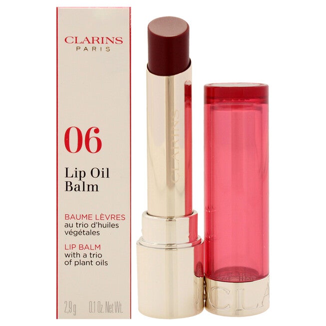 Lip Oil Balm - 06 Fig by Clarins for Women - 0.1 oz Lip Balm, See Description, hi-res image number null