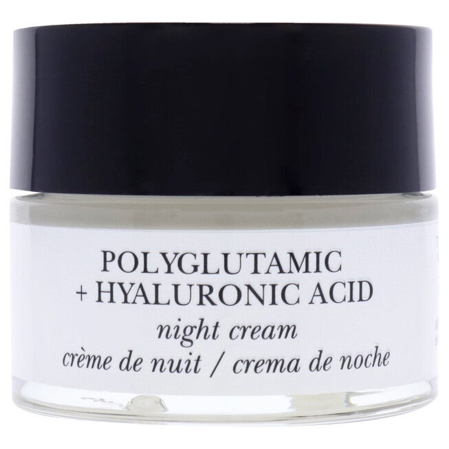 Polyglutamic Plus Hyaluronic Acid Night Cream by NOW Beauty for Unisex - 1.7 oz Cream, NA, alternate image number null