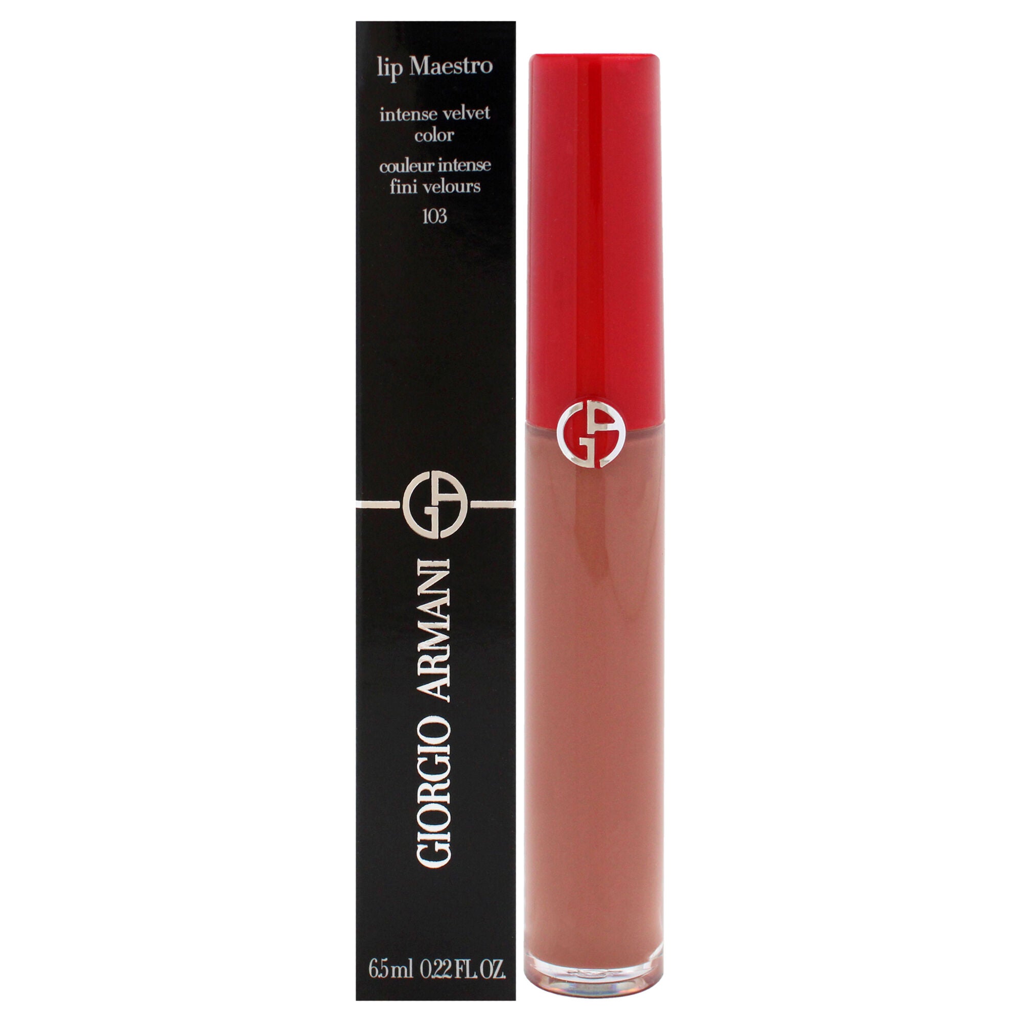 Lip Maestro Intense Velvet Color - 103 Tadzio by Giorgio Armani for Women - 0.22 oz Lipstick, See Description, hi-res image number 0